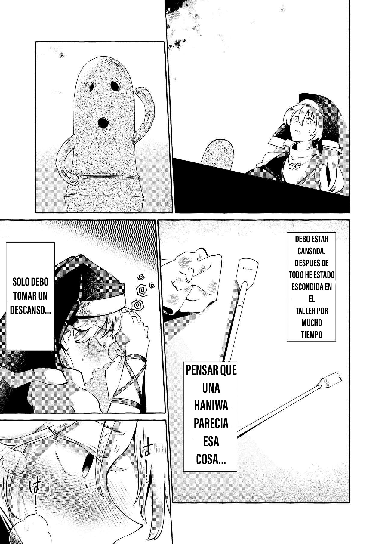 [Cross Country. (Kurokan)] Mousou ni Karada o Yudanete (Touhou Project) [Spanish] [Hta scan] [Digital] numero di immagine  4