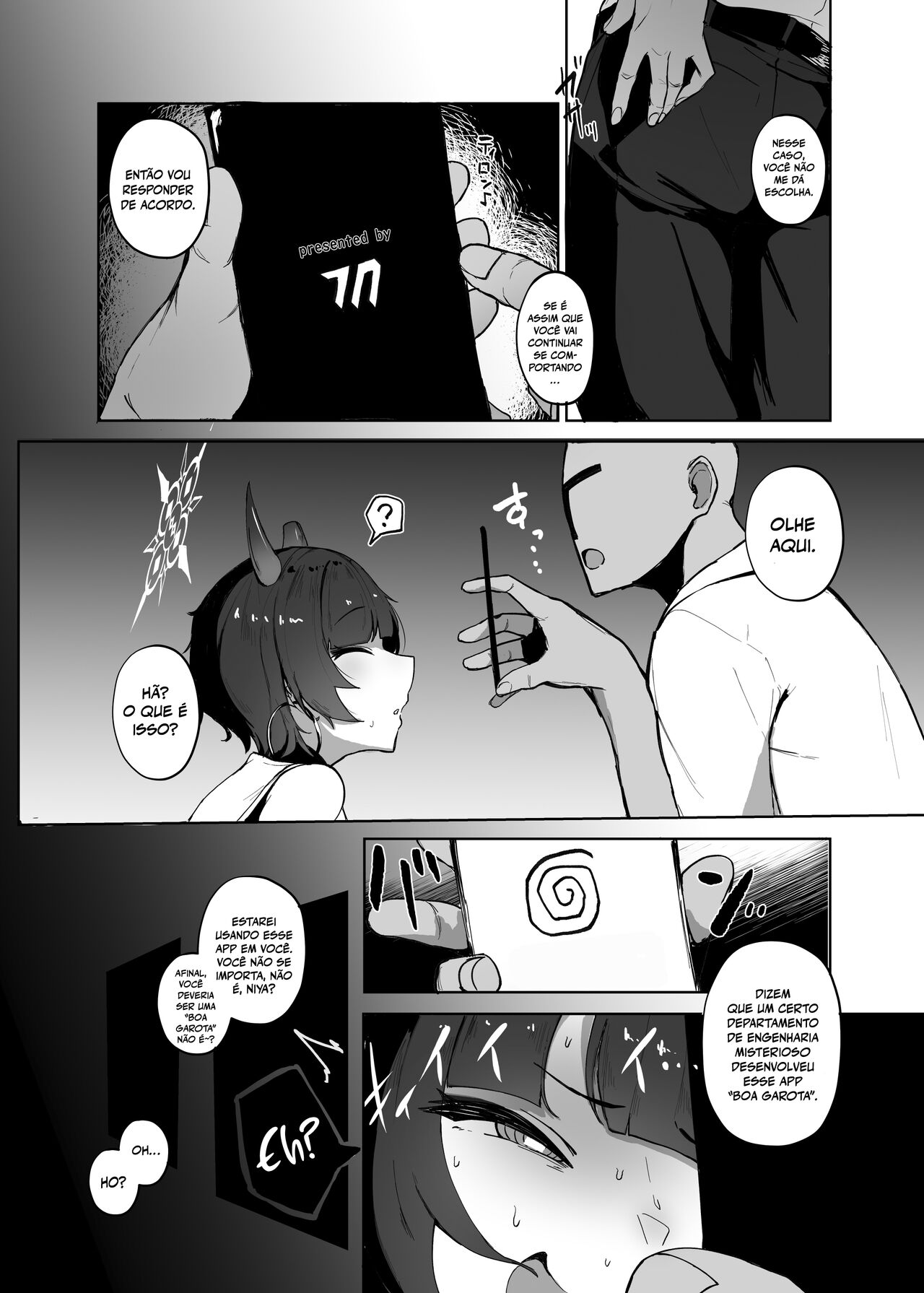 [WAKUWAKU DINING (Wakuwaku Kitchen)] Sensei no Atsui Ai no Osekkyou. (Blue Archive) [Portuguese-BR] [Matsuguma] [Digital] numero di immagine  4