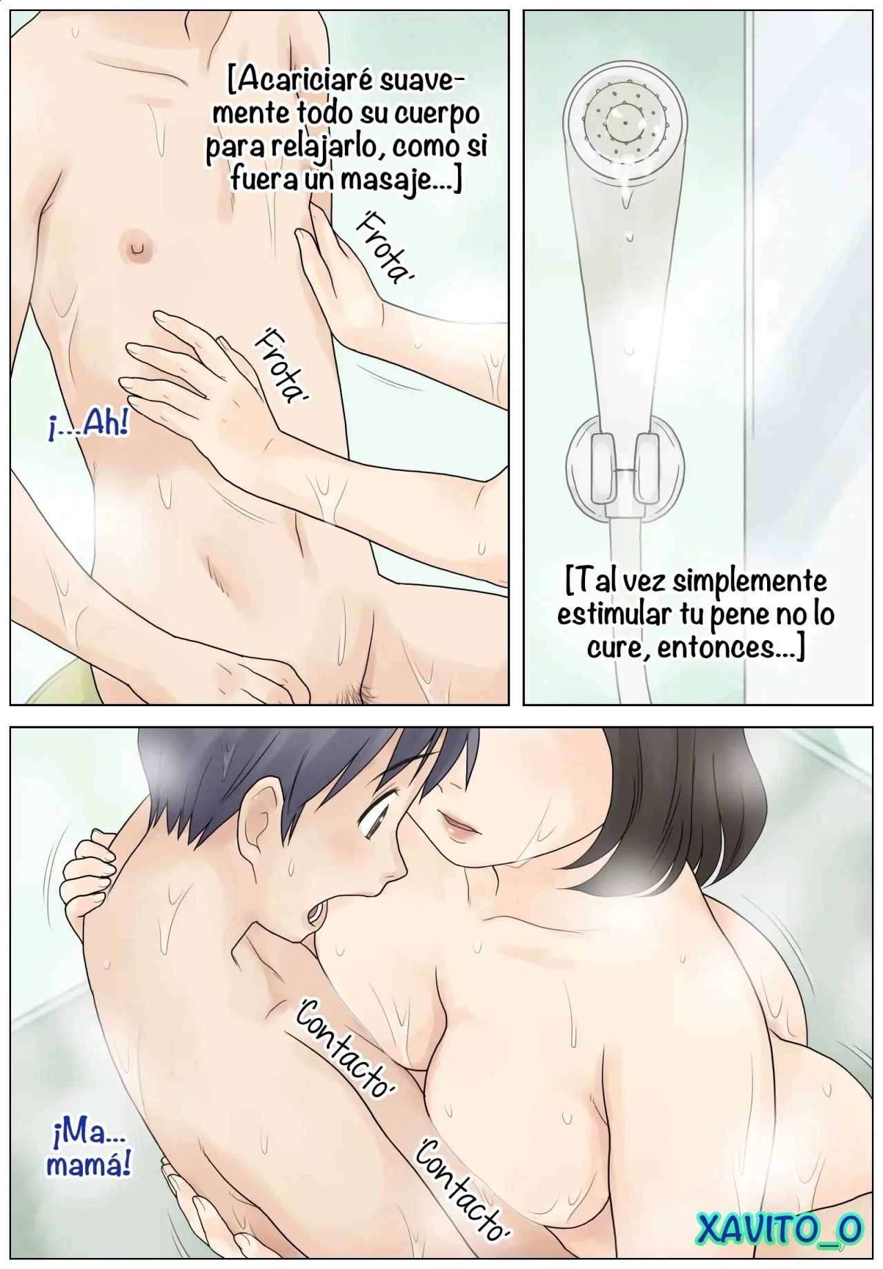 [Atori Akinao (Atori K)] Bokki fuzen no musuko o naoshitai | ¡Tratando el Problema de Impotencia de mi Hijo! [Spanish] [Xavit0_0] 图片编号 13