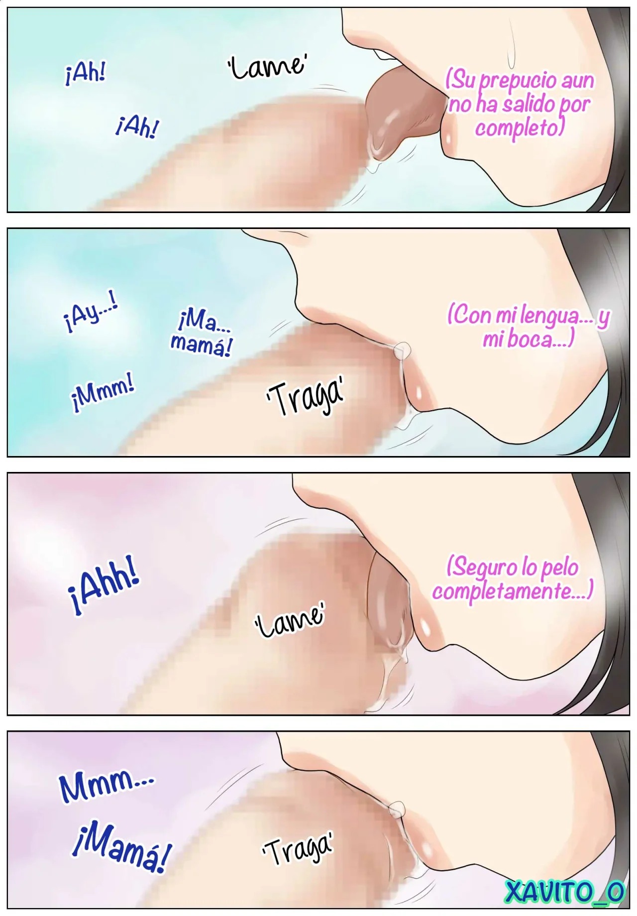 [Atori Akinao (Atori K)] Bokki fuzen no musuko o naoshitai | ¡Tratando el Problema de Impotencia de mi Hijo! [Spanish] [Xavit0_0] 图片编号 19