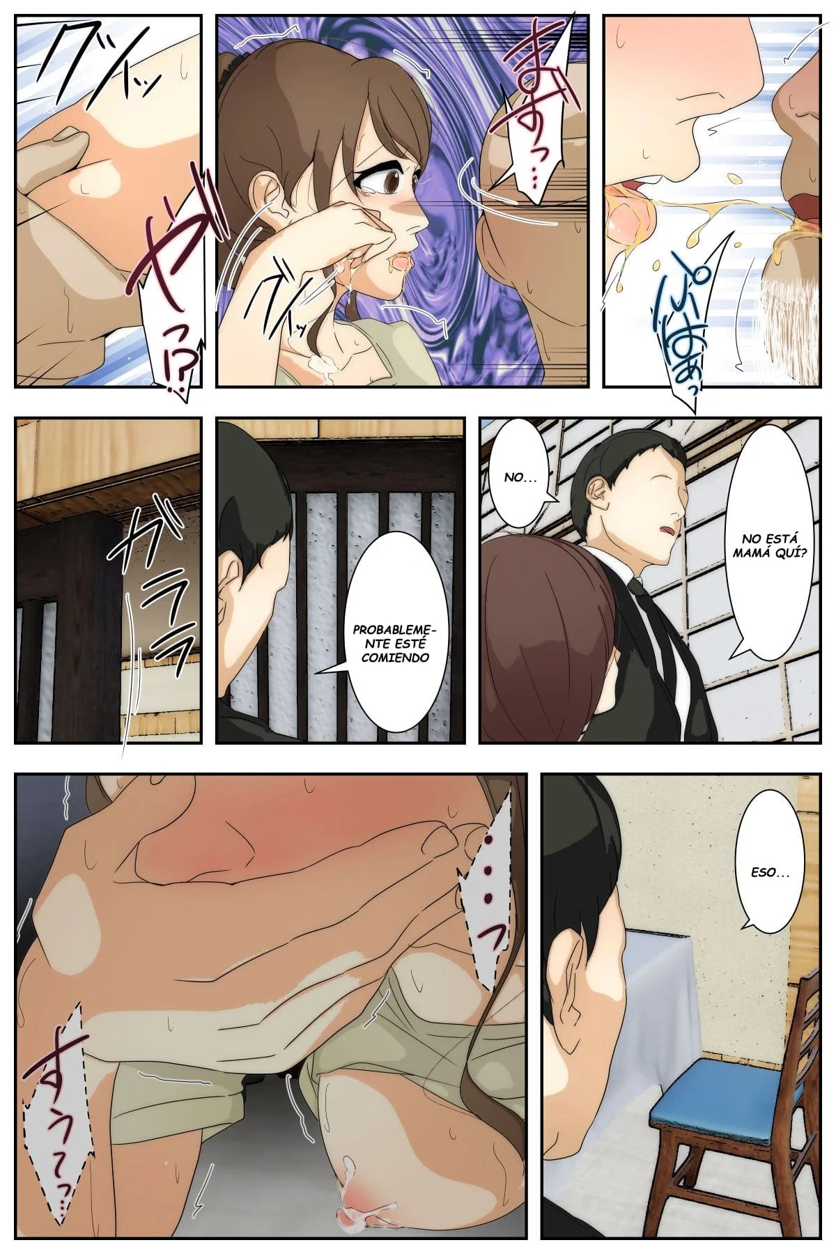 [Sistny&Anasis] Boku no Mama ga Ojii-chan no Ie de Yaritai Houdai Sareta. Kanzenban [Spanish] [Jasc] 图片编号 37