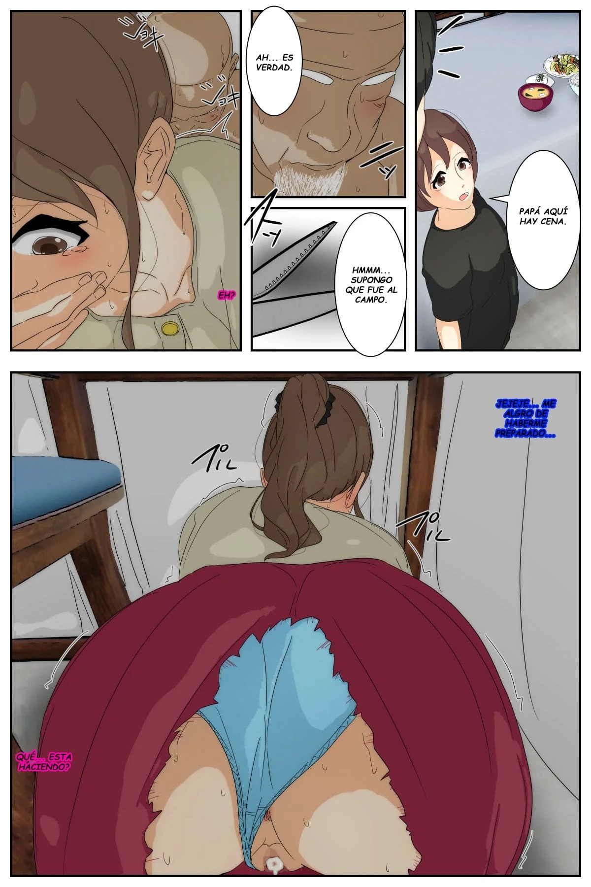 [Sistny&Anasis] Boku no Mama ga Ojii-chan no Ie de Yaritai Houdai Sareta. Kanzenban [Spanish] [Jasc] 图片编号 39