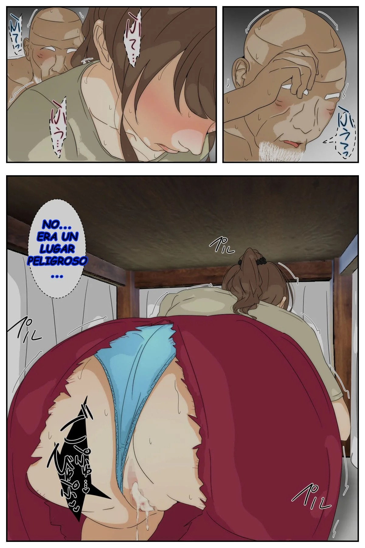 [Sistny&Anasis] Boku no Mama ga Ojii-chan no Ie de Yaritai Houdai Sareta. Kanzenban [Spanish] [Jasc] 图片编号 48