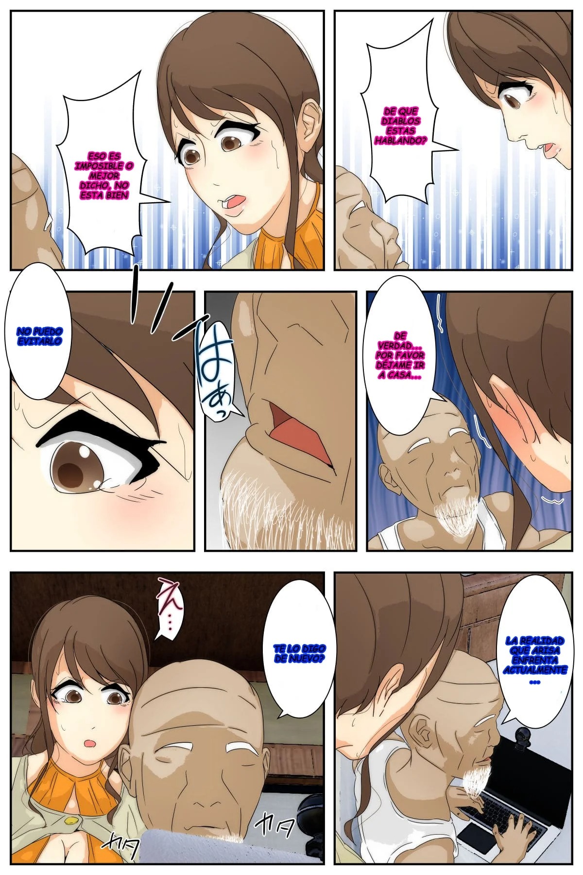 [Sistny&Anasis] Boku no Mama ga Ojii-chan no Ie de Yaritai Houdai Sareta. Kanzenban [Spanish] [Jasc] 图片编号 69