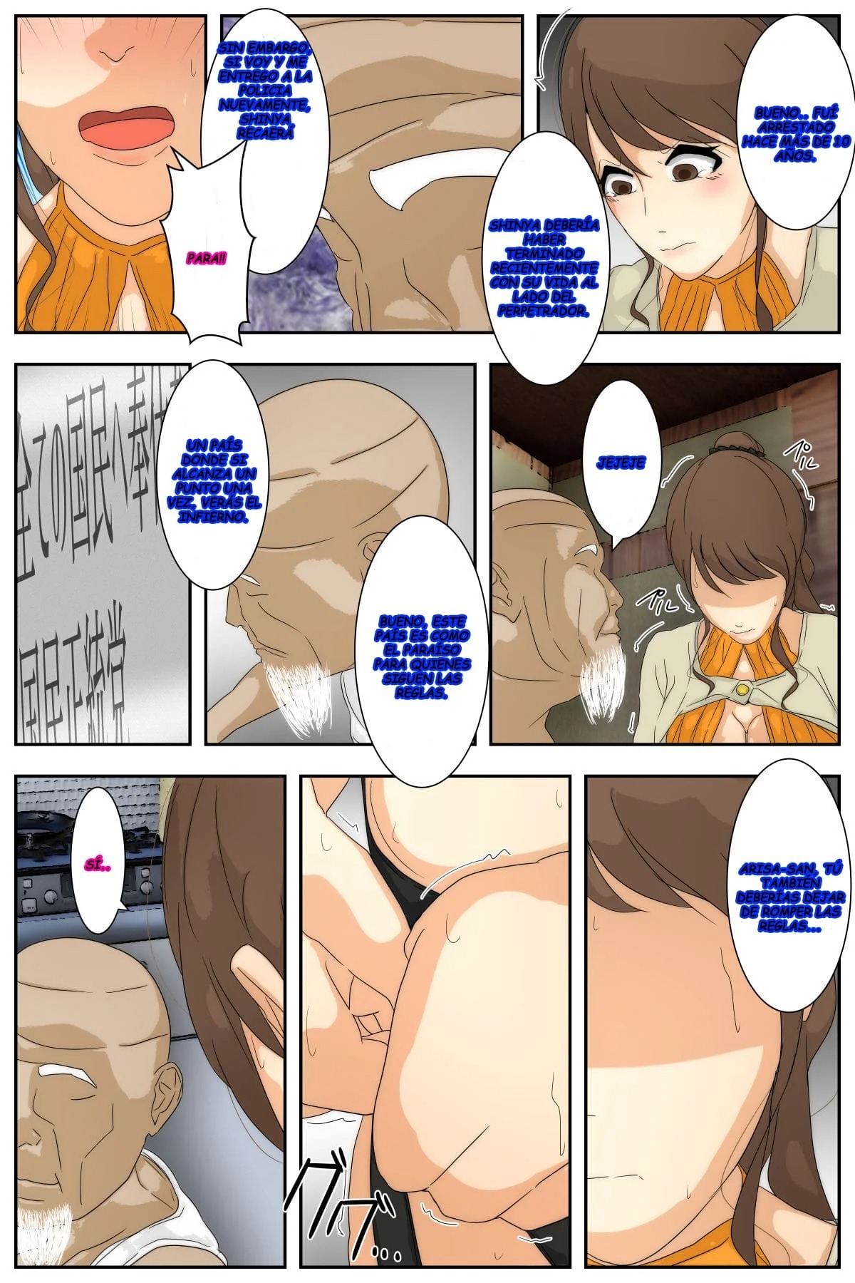 [Sistny&Anasis] Boku no Mama ga Ojii-chan no Ie de Yaritai Houdai Sareta. Kanzenban [Spanish] [Jasc] 图片编号 71