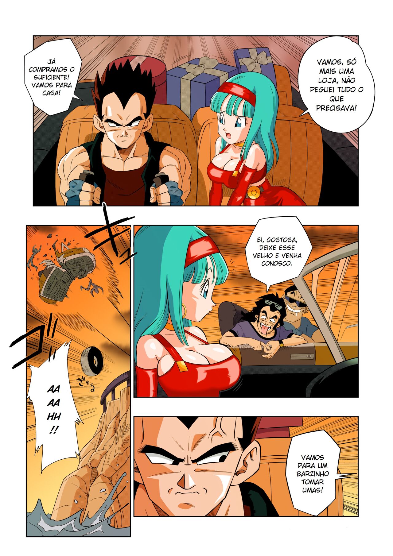 [Yamamoto Doujin (Yamamoto)] Dagon Ball GT - A Vingança de Baby (Dragon Ball GT) [Portuguese-BR] [Decensored] image number 3