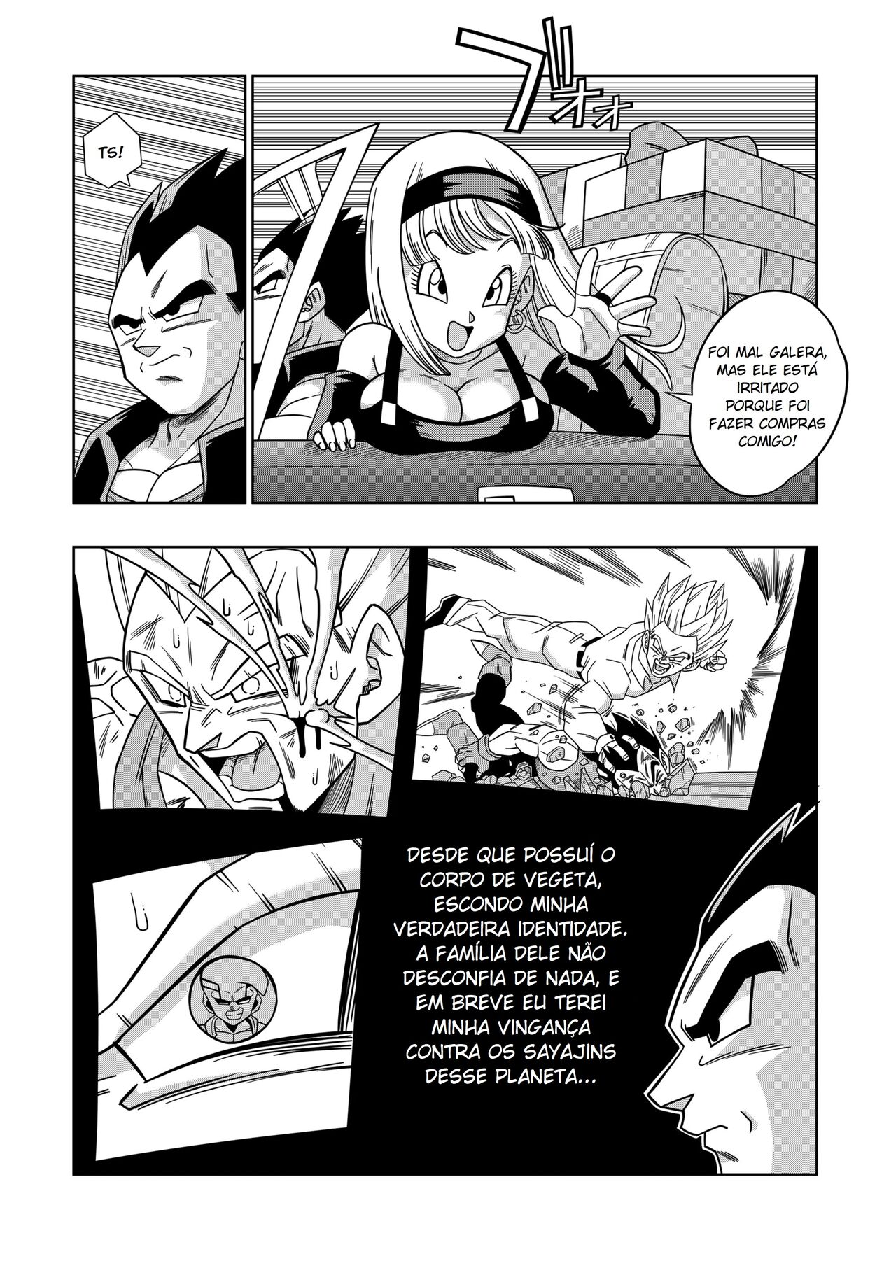 [Yamamoto Doujin (Yamamoto)] Dagon Ball GT - A Vingança de Baby (Dragon Ball GT) [Portuguese-BR] [Decensored] image number 4