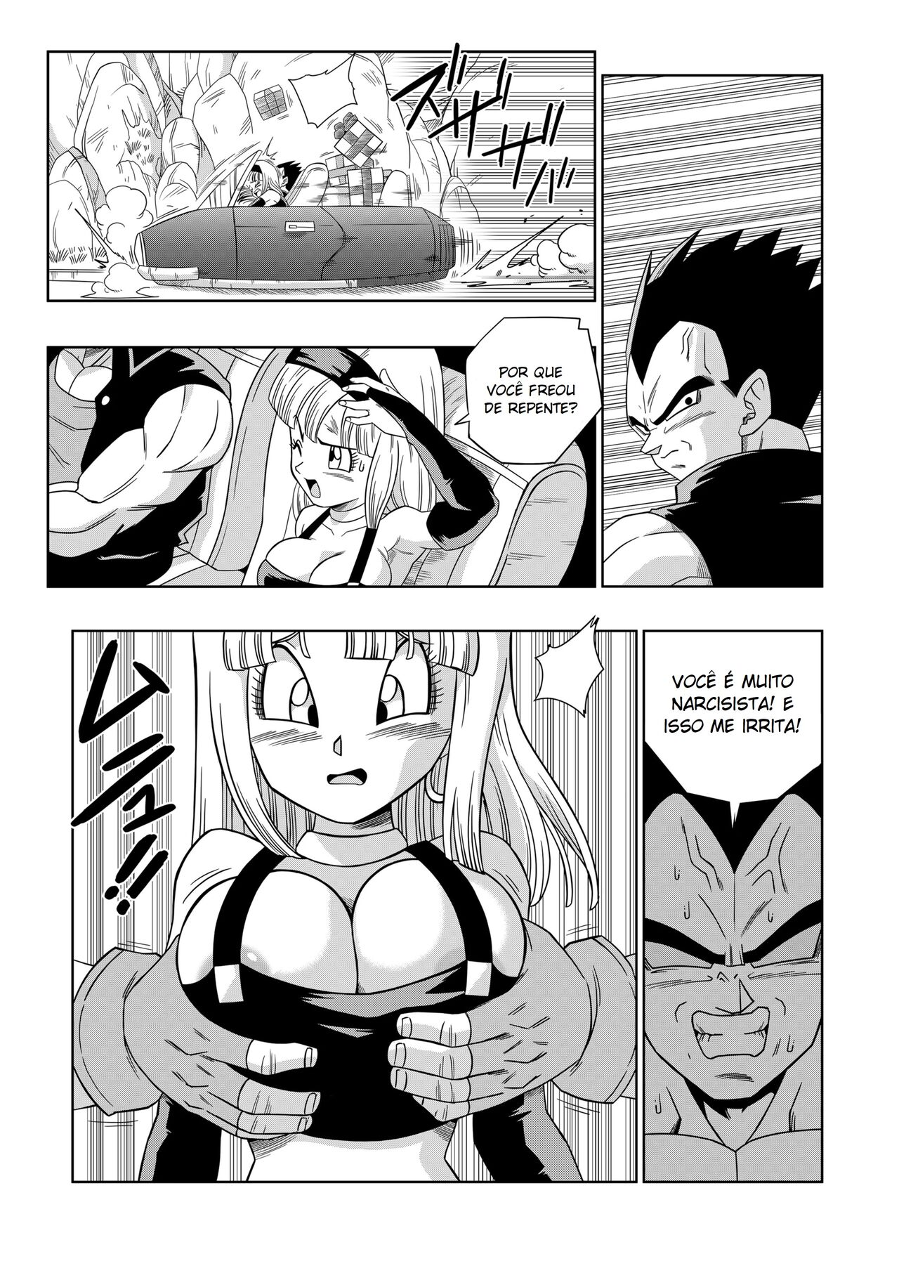 [Yamamoto Doujin (Yamamoto)] Dagon Ball GT - A Vingança de Baby (Dragon Ball GT) [Portuguese-BR] [Decensored] image number 6