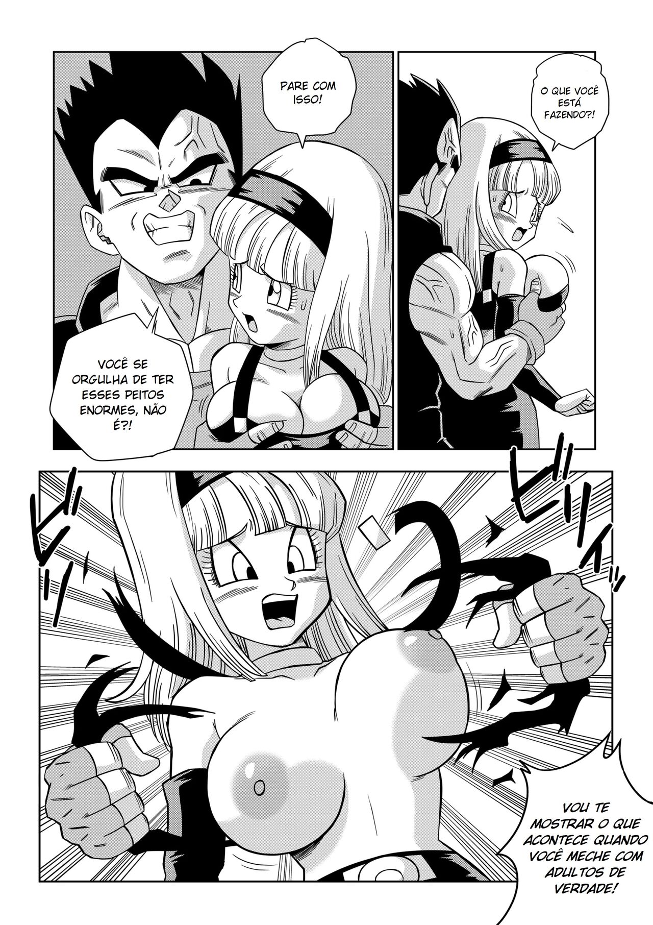 [Yamamoto Doujin (Yamamoto)] Dagon Ball GT - A Vingança de Baby (Dragon Ball GT) [Portuguese-BR] [Decensored] image number 8