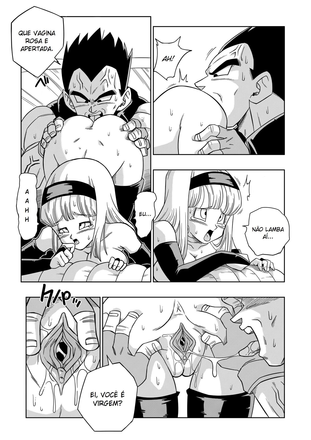 [Yamamoto Doujin (Yamamoto)] Dagon Ball GT - A Vingança de Baby (Dragon Ball GT) [Portuguese-BR] [Decensored] image number 11