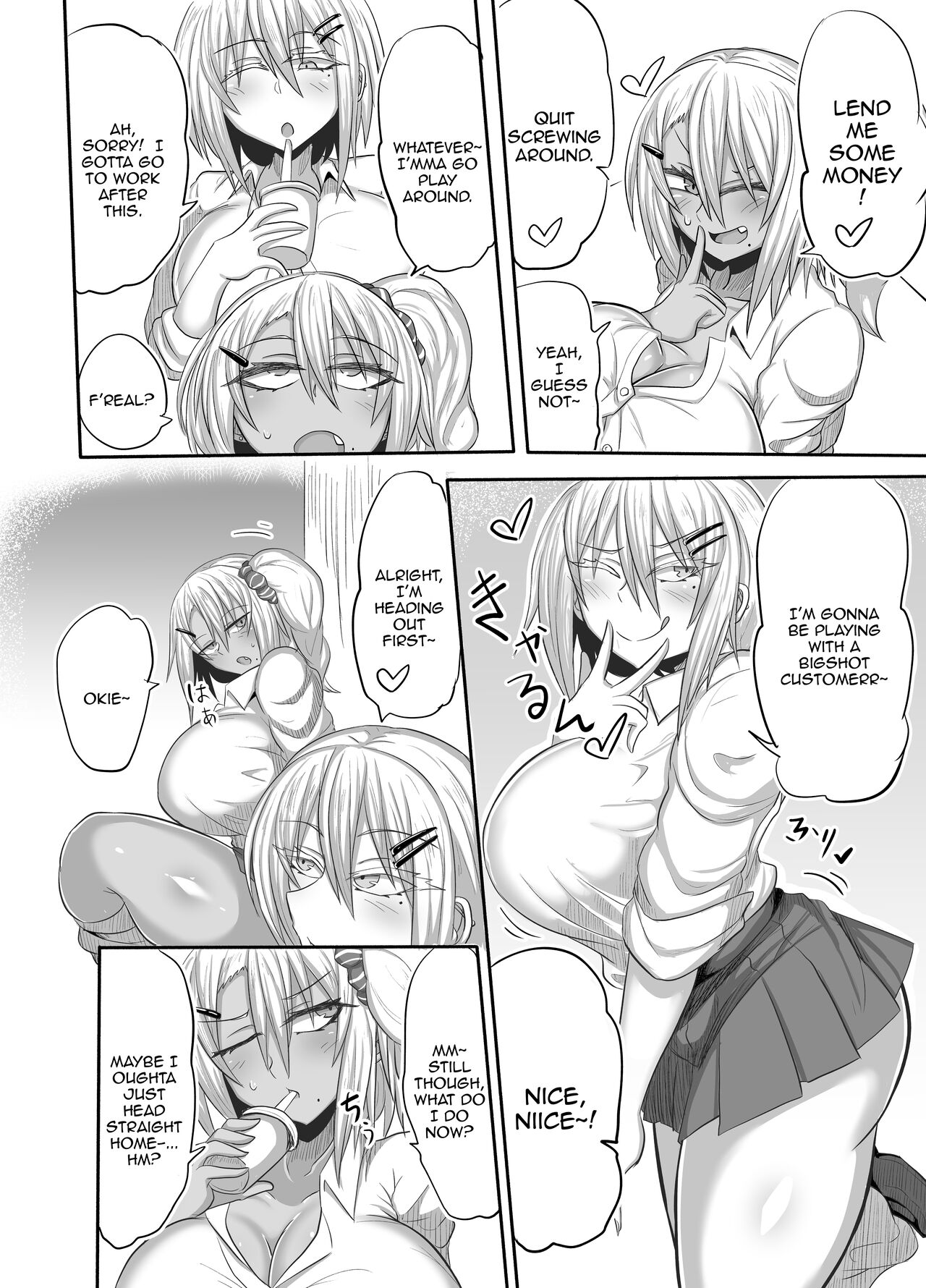 [Shida no Genseirin (Shida Rui)] Bitch JK Risa-chan no Baai [English] [Doujins.com] [Digital] 画像番号 3