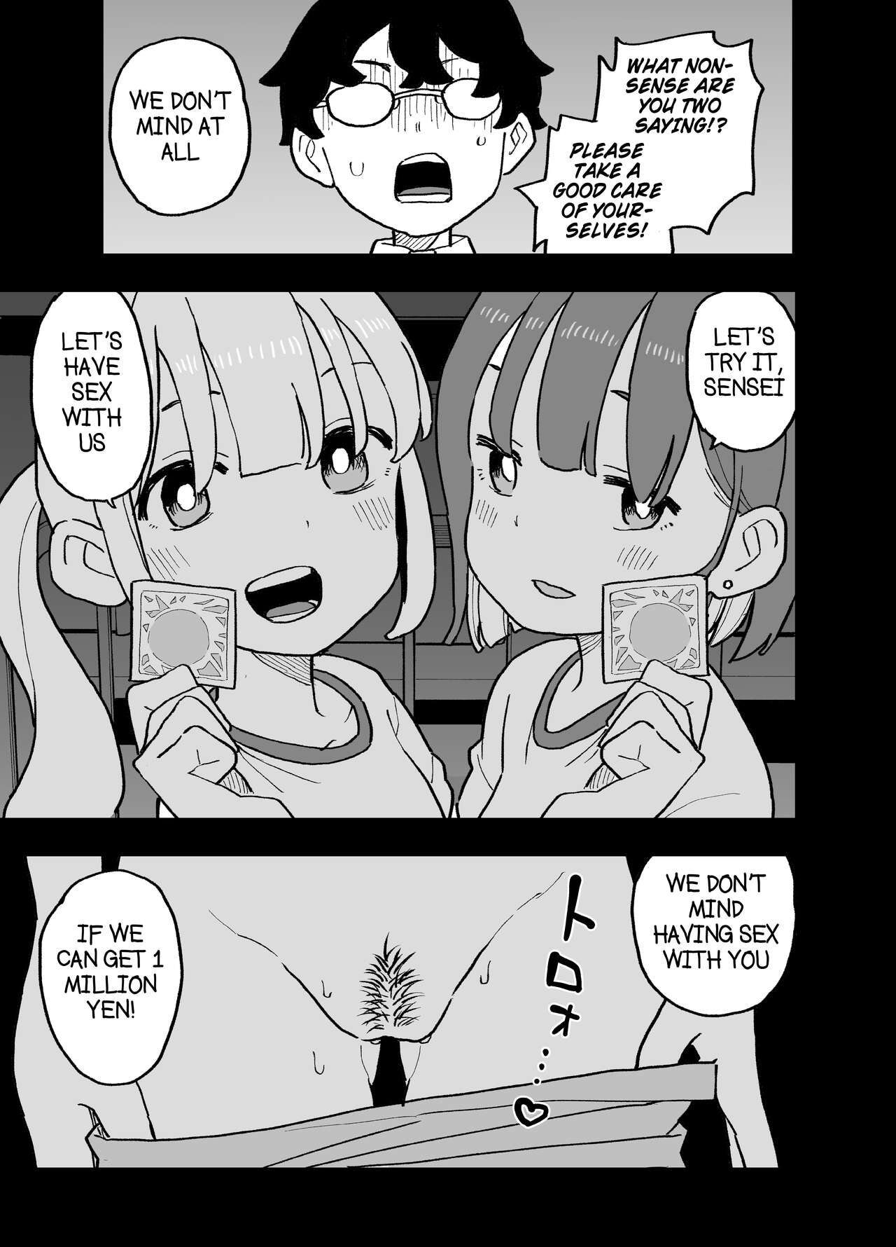 [Oroshi Ponzu] Seishi ni 100-man Yen no Ne ga Tsuku Sekai de Seito-tachi ga Okane Meate de Boku o Rape Shite Kuru Hanashi [English] [Doujins.com] 画像番号 14