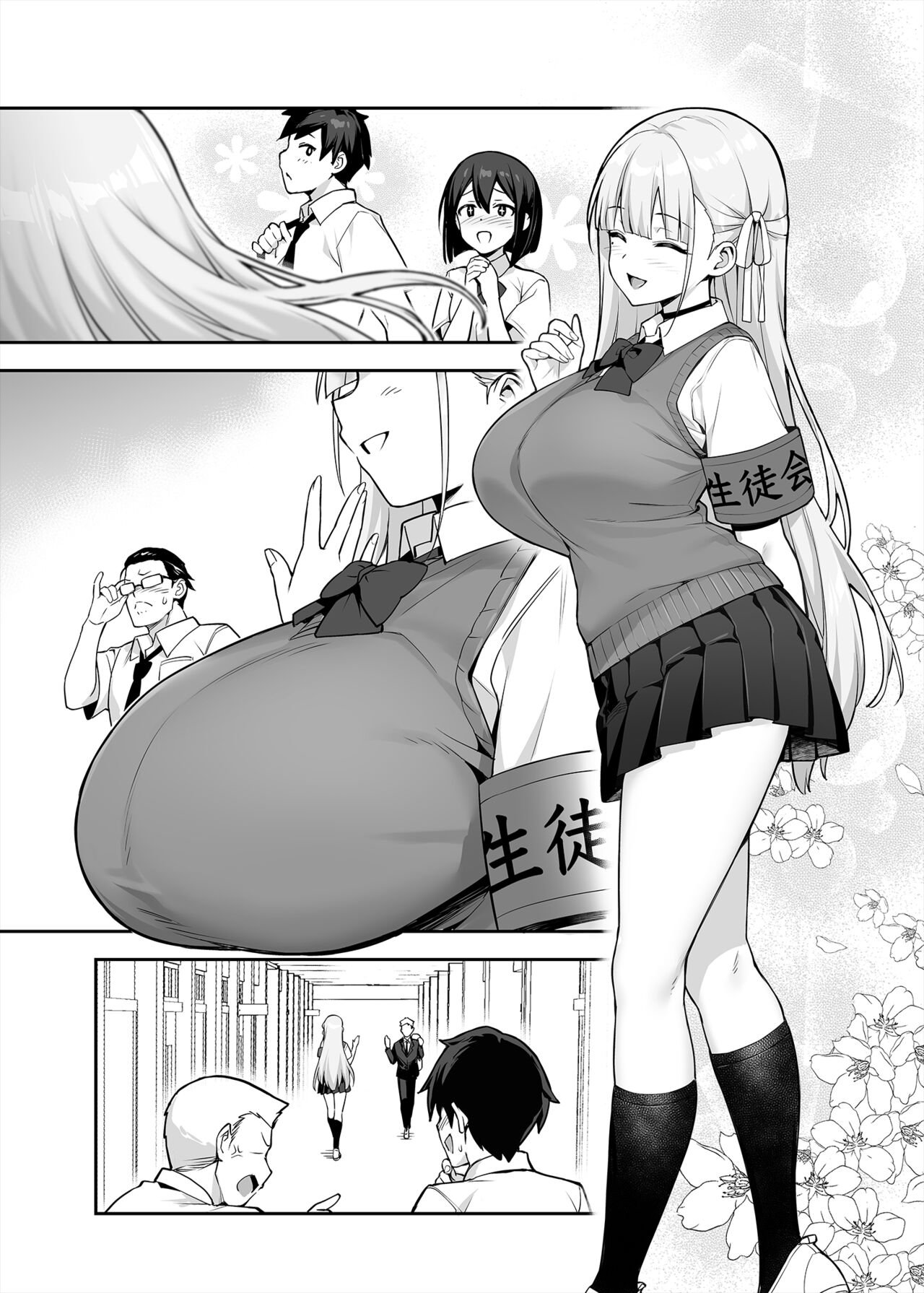 [TRY] Akogare no Seitokaichou ga Kyonyuu Sugiru Ken [Chinese] [Decensored] image number 28