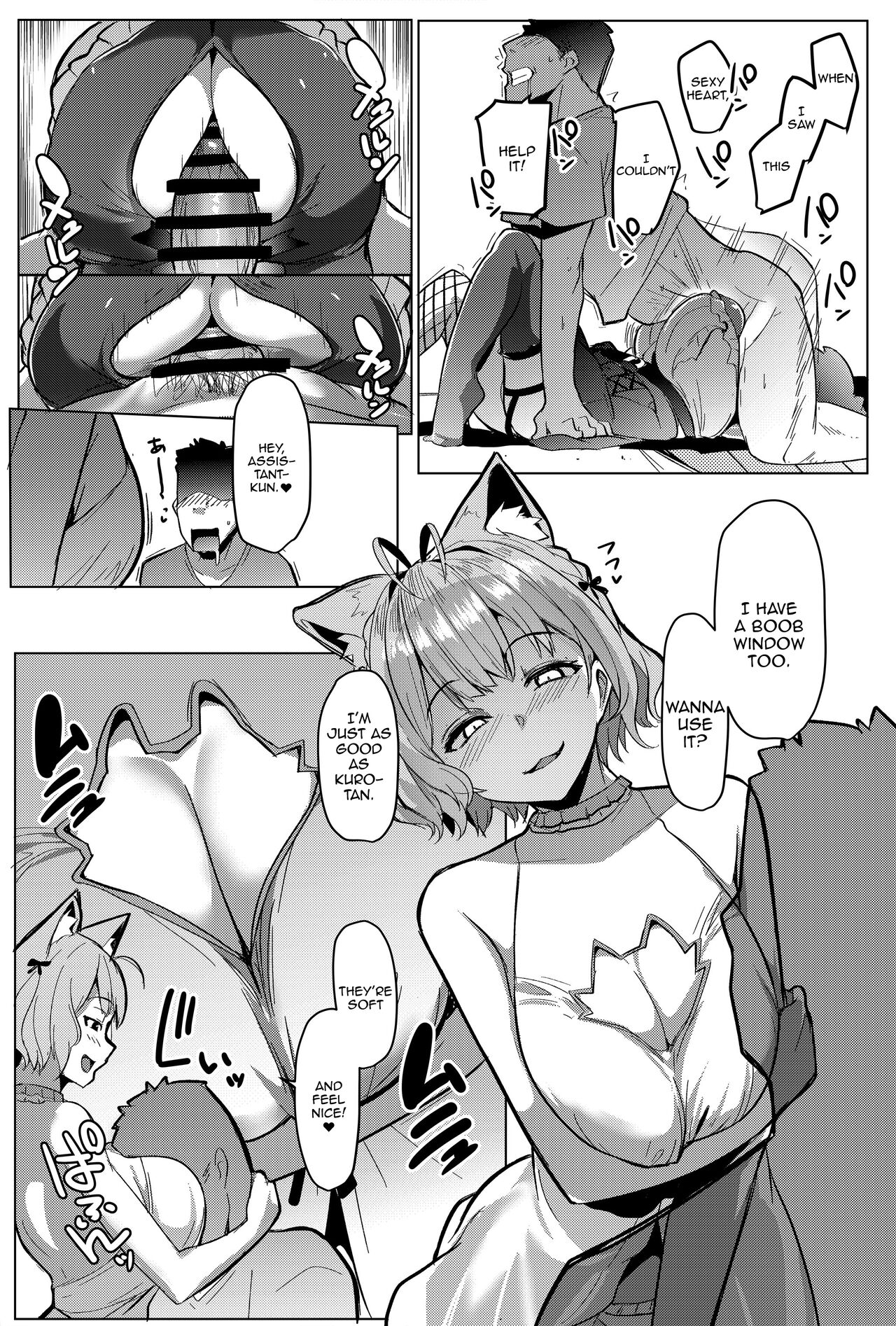 [Hitsuji Kikaku (Muneshiro)] Osucollab 2 (Hakui Koyori, Sakamata Chloe) [English] [Doujins.com]  [Digital] numero di immagine  11