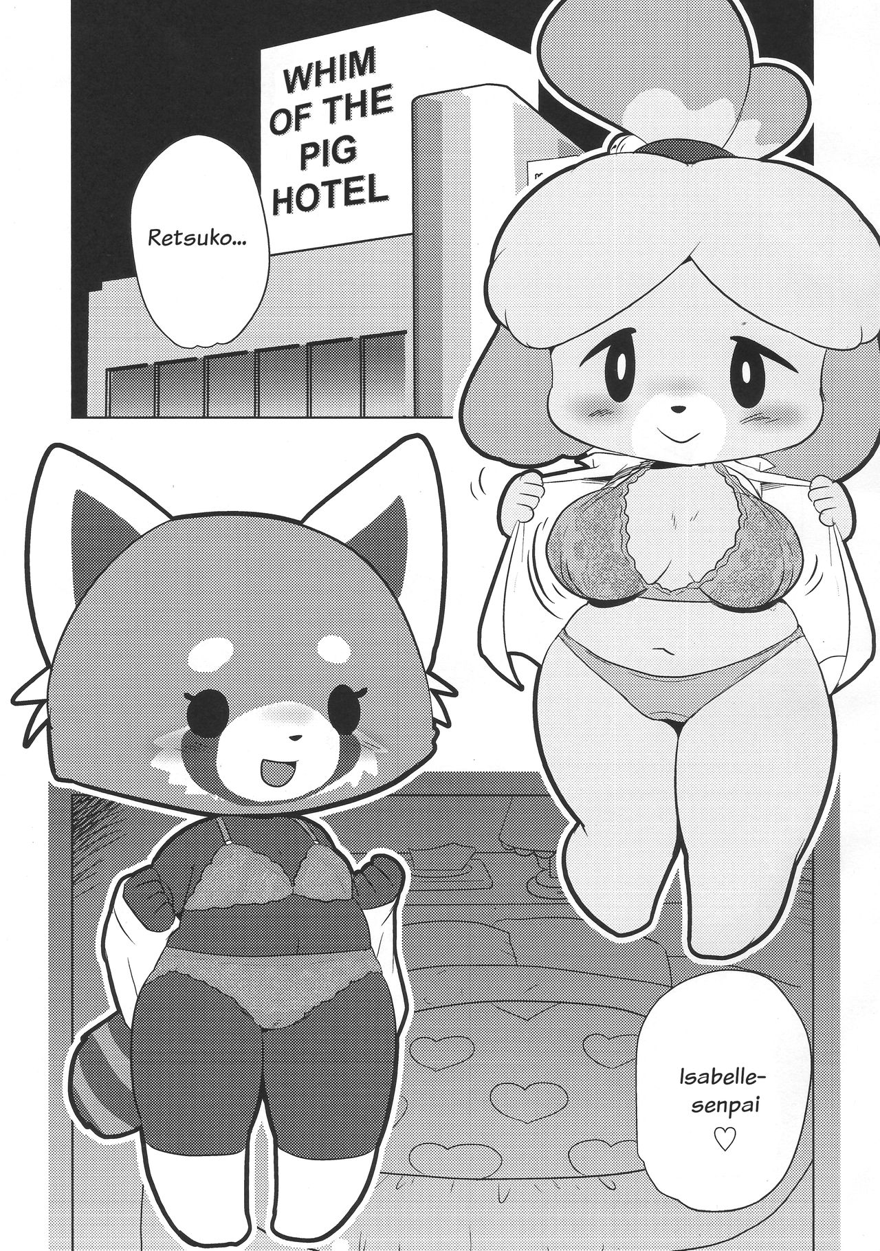 (C93) [Juusou Music (Tamanori Hiko)] SHIRETSU! | RETSUBELLE! (Animal Crossing, Aggretsuko) [English] [Nenio] numero di immagine  3