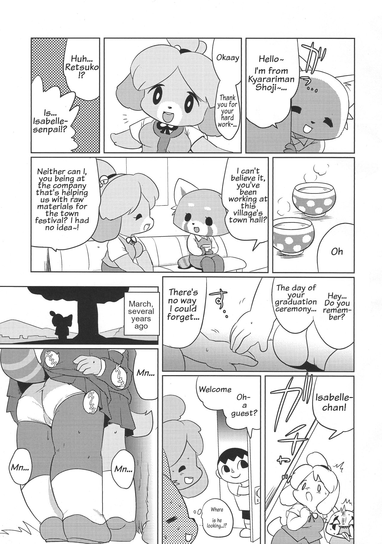 (C93) [Juusou Music (Tamanori Hiko)] SHIRETSU! | RETSUBELLE! (Animal Crossing, Aggretsuko) [English] [Nenio] numero di immagine  7