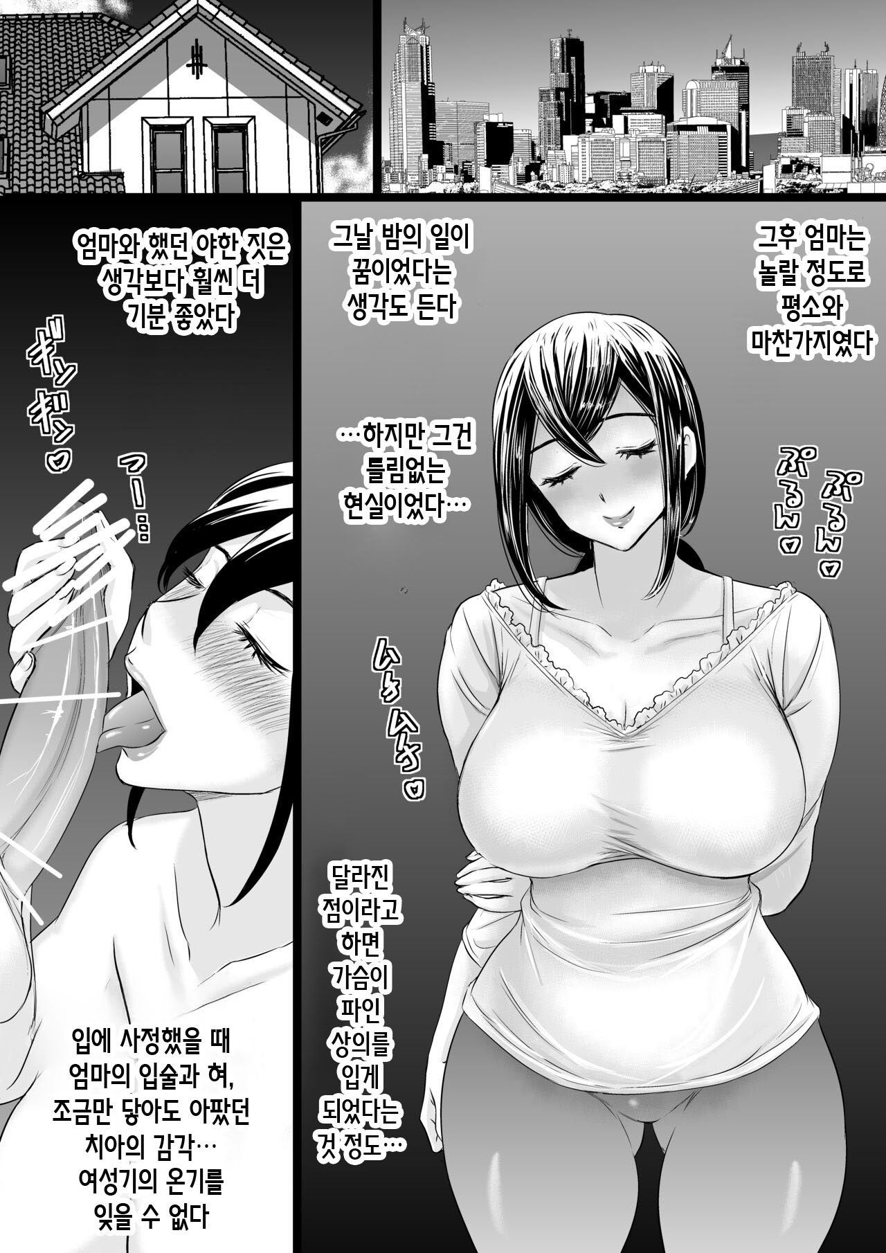 [Zuikidou] Yasashii Kaa-san ni Tsukekonde Nakadashi Rape Takuran | 상냥한 엄마를 이용해 질내사정 강간 탁란 [Korean] [팀 숙녀] 画像番号 35