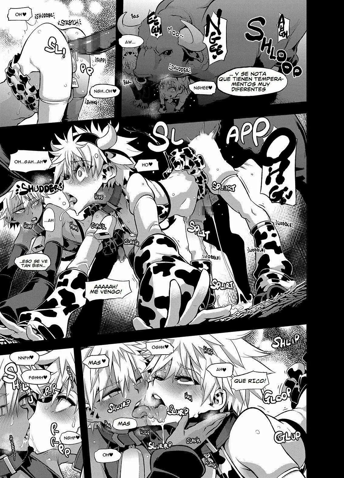 (C88) [Aomori Ringo (Amin, Naokame, ShindoL)] Ketsu ni Nerai o Cow & Ass | Goin' For That Booty Cow & Ass (Hunter x Hunter) [Spanish] [El-Traductor-Aprendiz] image number 8