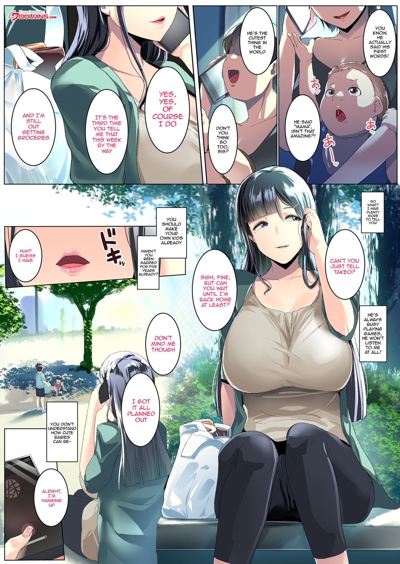 [Misaki (Muneshiro)] Kurokamitsuma no Otomodachi [English] [Doujins.com] numero di immagine  2