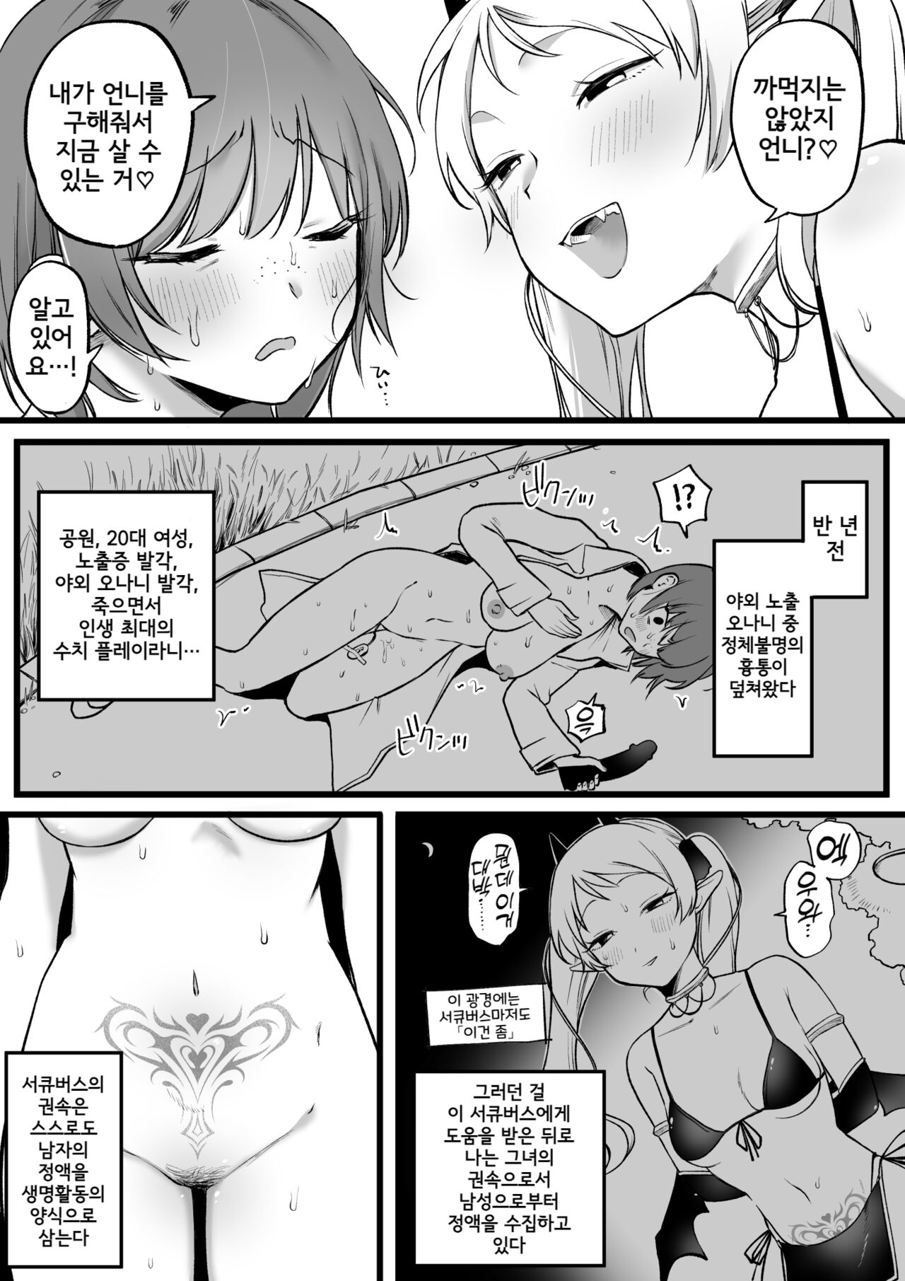 [ゆりしましろ] サキュバスのパシリになったOLの末路 [Korean] image number 3