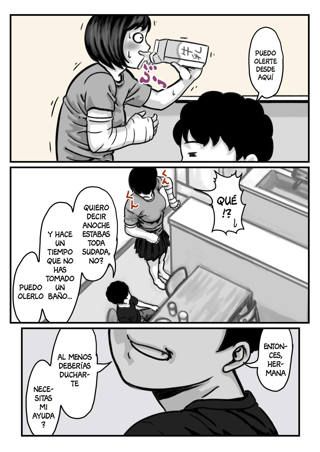 [Furube] Ryouude ga Tsukaenaku nattara Otouto ga Choushi ni Noridashita! Chuuhen | ¡Cuando Perdí el Uso de Mis Dos Brazos, Mi Hermano Empezó a Molestarme! 2 [Spanish] [Anything] 图片编号 11