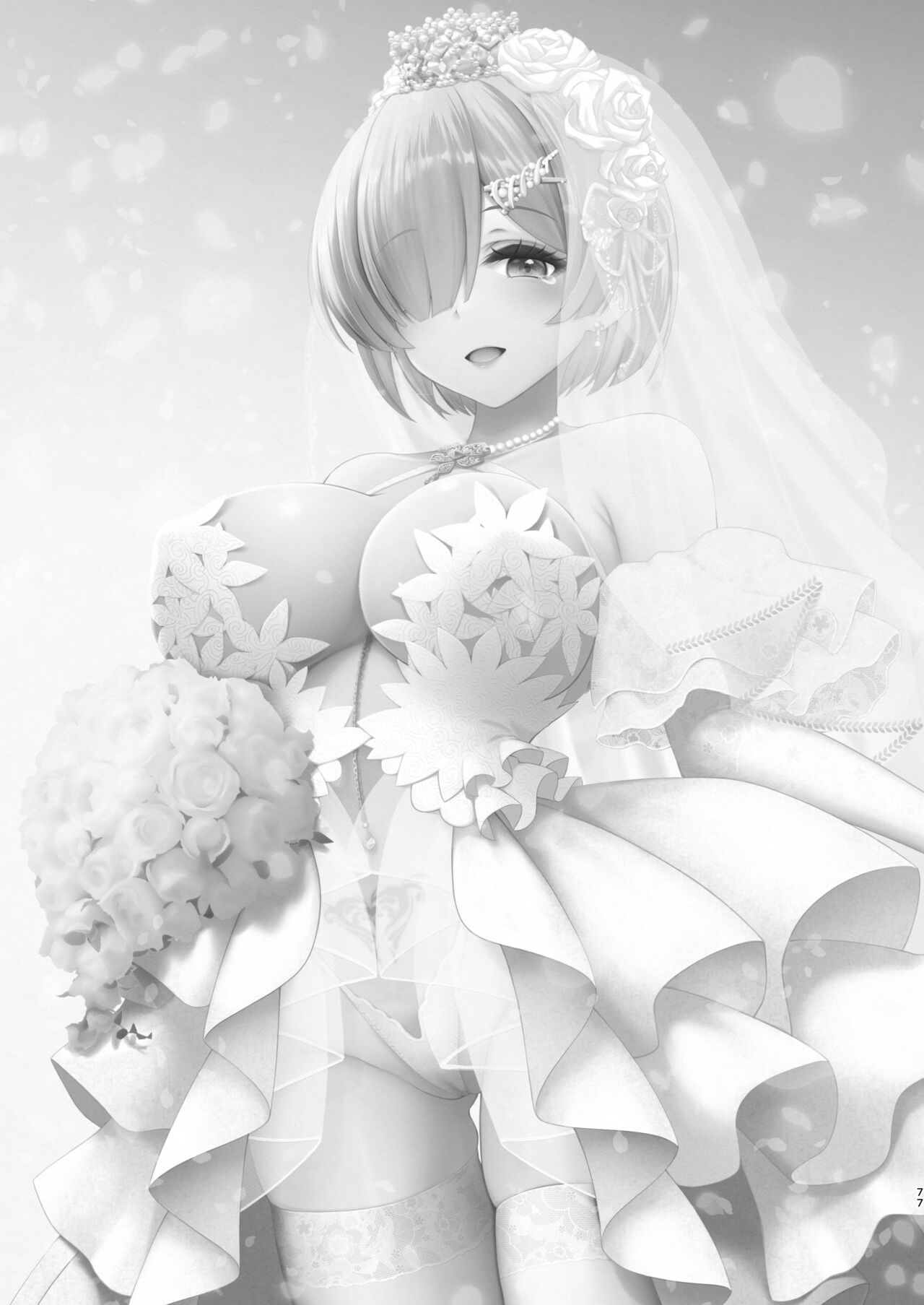 [SSB (Maririn)] Shinkon Hoyahoya Chounyuu Hitotsuma-layer - Fumika ~Shoya wa Otto Igai to... Futa Ana Nama Sounyuu Wedding Kojin Satsuei~ [Chinese] 이미지 번호 6