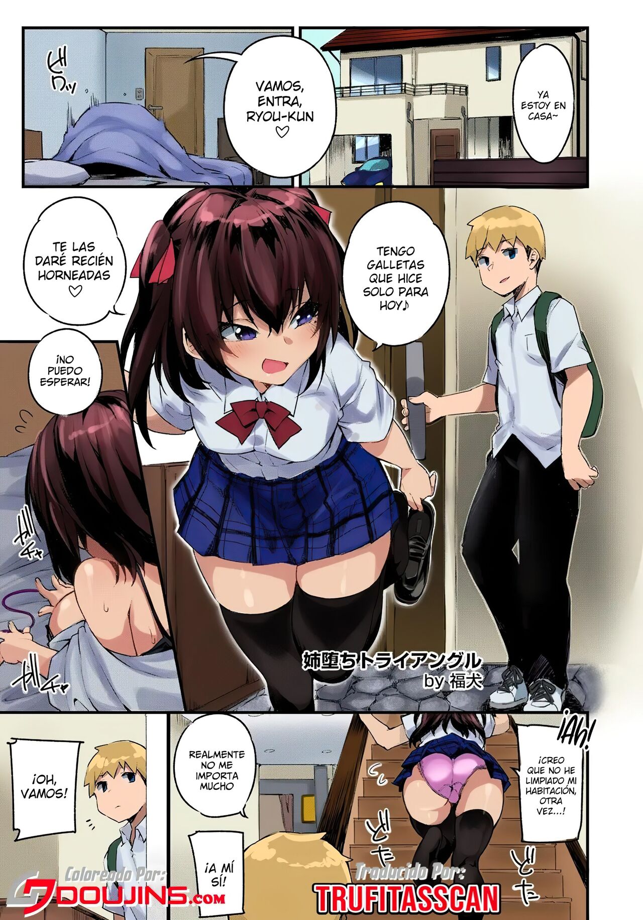 [Fukuinu] Ane Ochi Triangle (ANGEL Club 2023-04) [Spanish] [TrufitasScan] [Colorized] [Decensored] [Digital] 이미지 번호 1