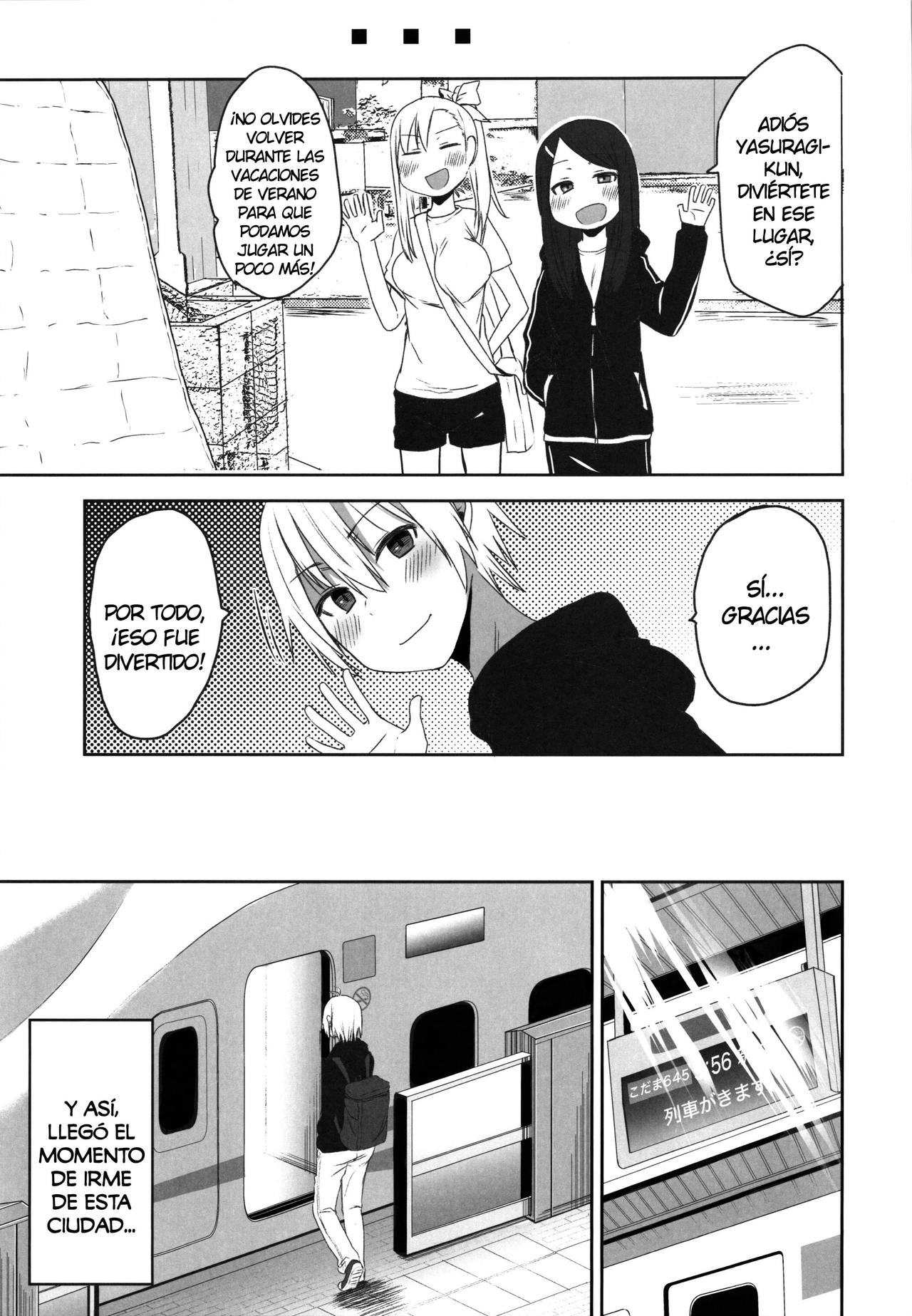 (C97) [Arekusa Thunder (Arekusa Mahone)] Yasuragi-kun no Harem Monogatari Prologue [Spanish] [NTINFS] image number 28