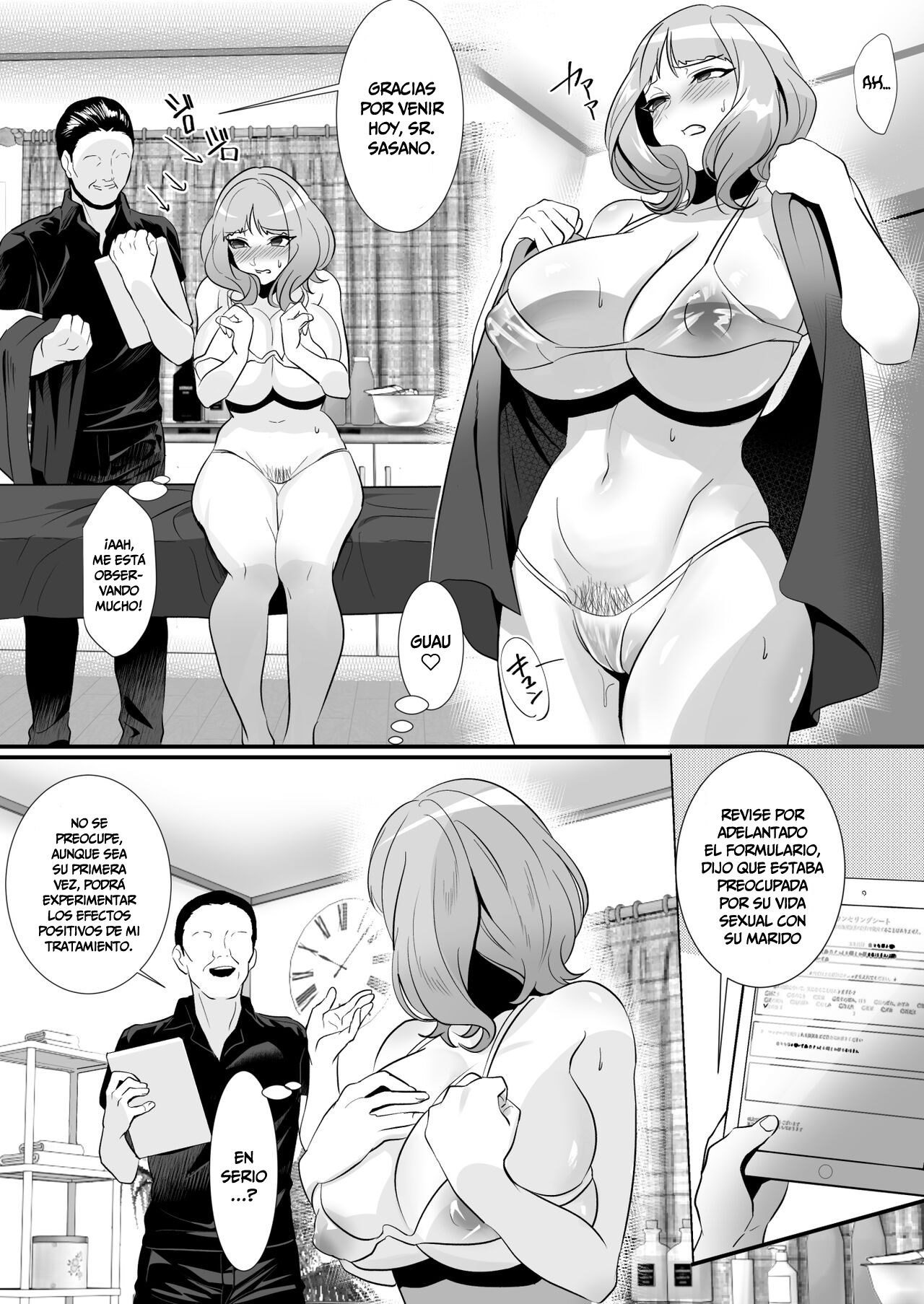 [HOT CALPIS] Hitozuma ga Seikan Massage ni Ochita Hi | El Día que una Mujer Casada Cayó con los Masajes Eróticos [Spanish] [-A.W. SCAN-] 画像番号 14