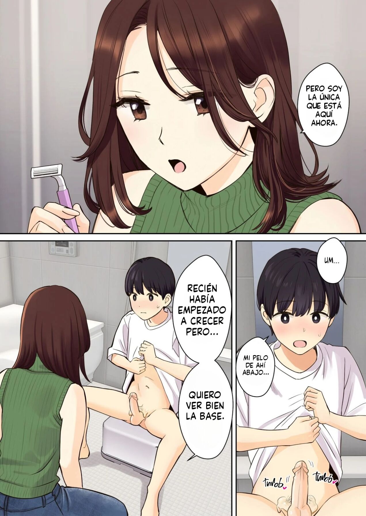 [Oshima Aki] Kanojo no Okaa-san ni Doutei o Ubawareru Hanashi 2 [Spanish] [Decensored] 이미지 번호 6