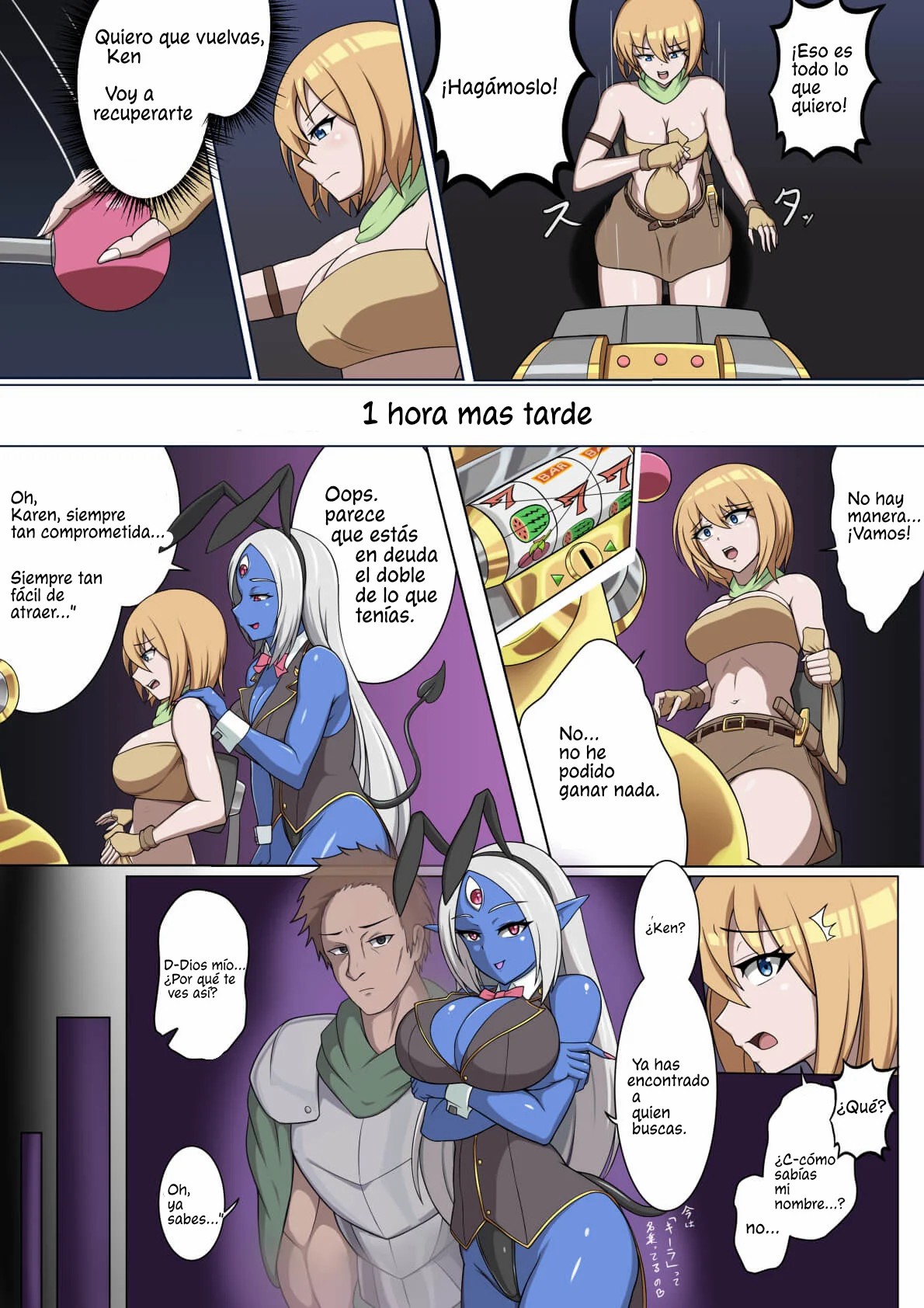 [Kinzoku Hannou (Zock Alter)] Demon Casino [Spanish] numero di immagine  4