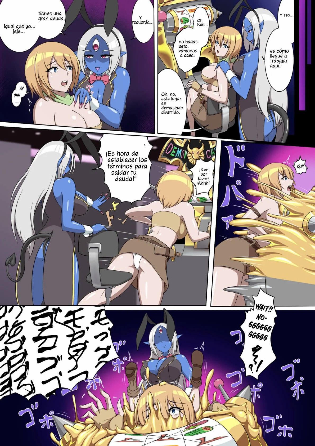 [Kinzoku Hannou (Zock Alter)] Demon Casino [Spanish] numero di immagine  12