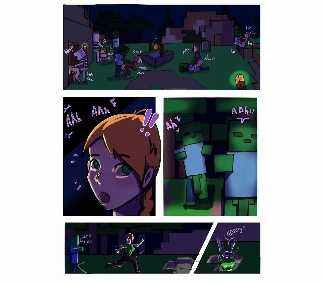 [KuramArt] Minecraft - Cave & Sex #1 [Spanish] numero di immagine  5