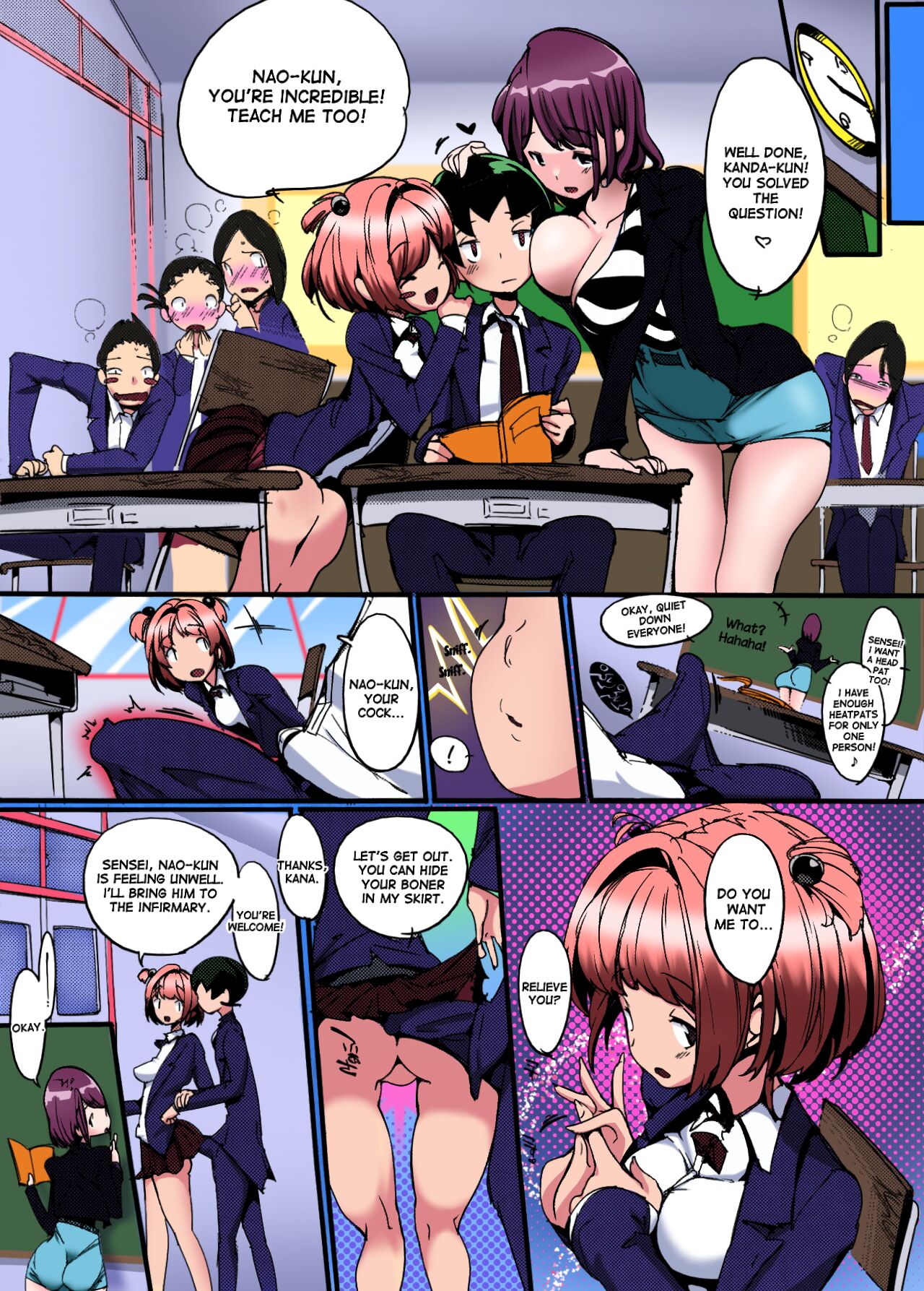 (C91) [Potato Salad (Kurisu)] Popuni Kei Joshi Panic! 4 [English] [Colorized] изображение № 19