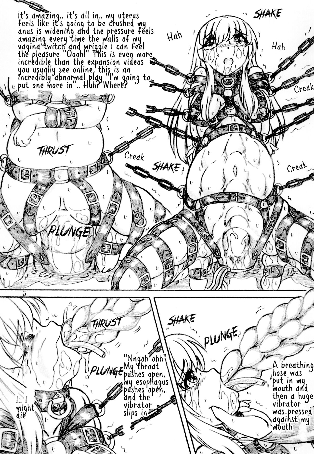 [Sumomo Dou (Sumomo EX)] Joshidai nama zenshin kōsoku naizō kakuchō kyōsei zetchō | College girl fully restrained internal organs expanded forced to climax [English] [Pin-t] [Digital] 5eme image