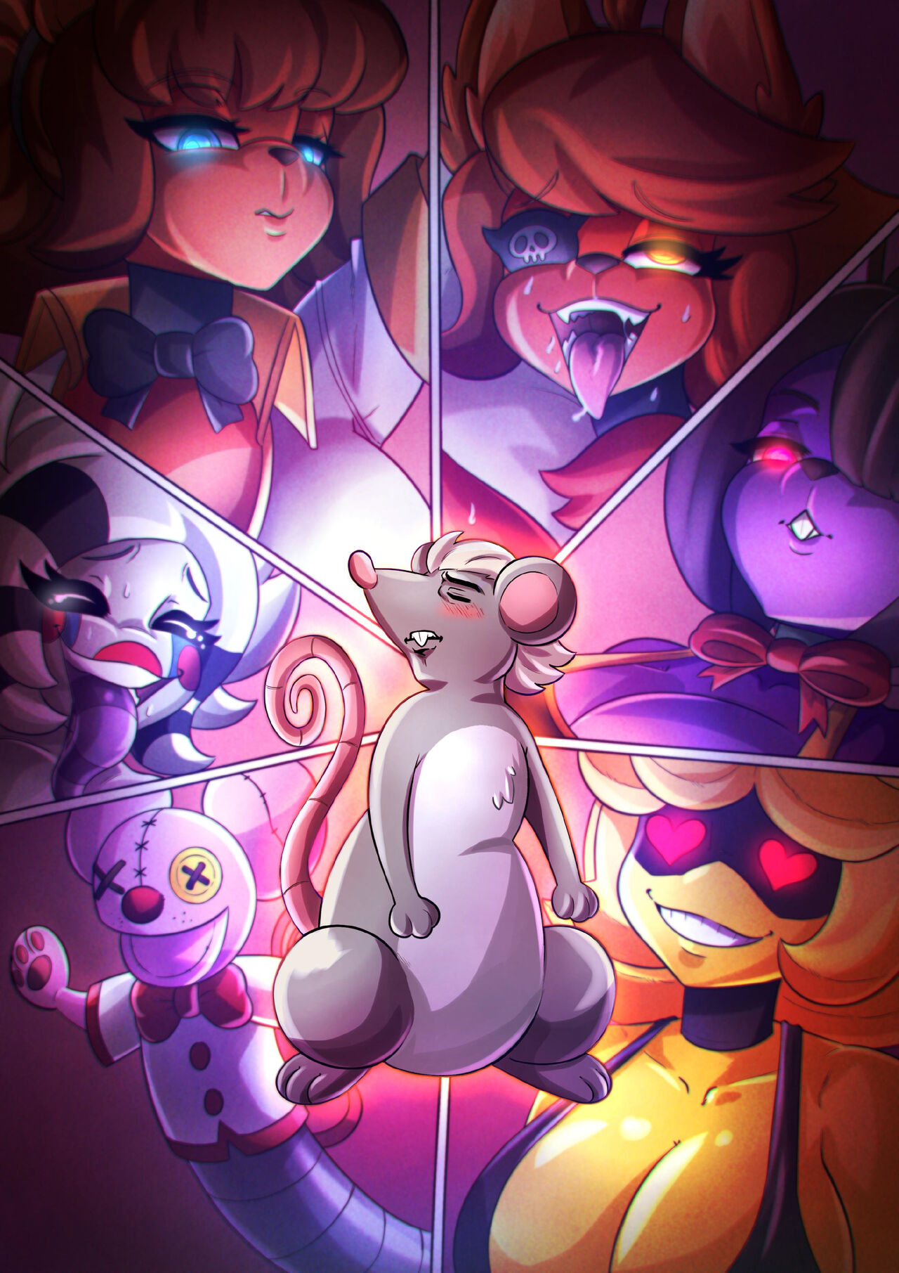 【五夜后宫汉化组】FAP NIGHTS COMIC 3 :"THE OBSERVER" image number 3