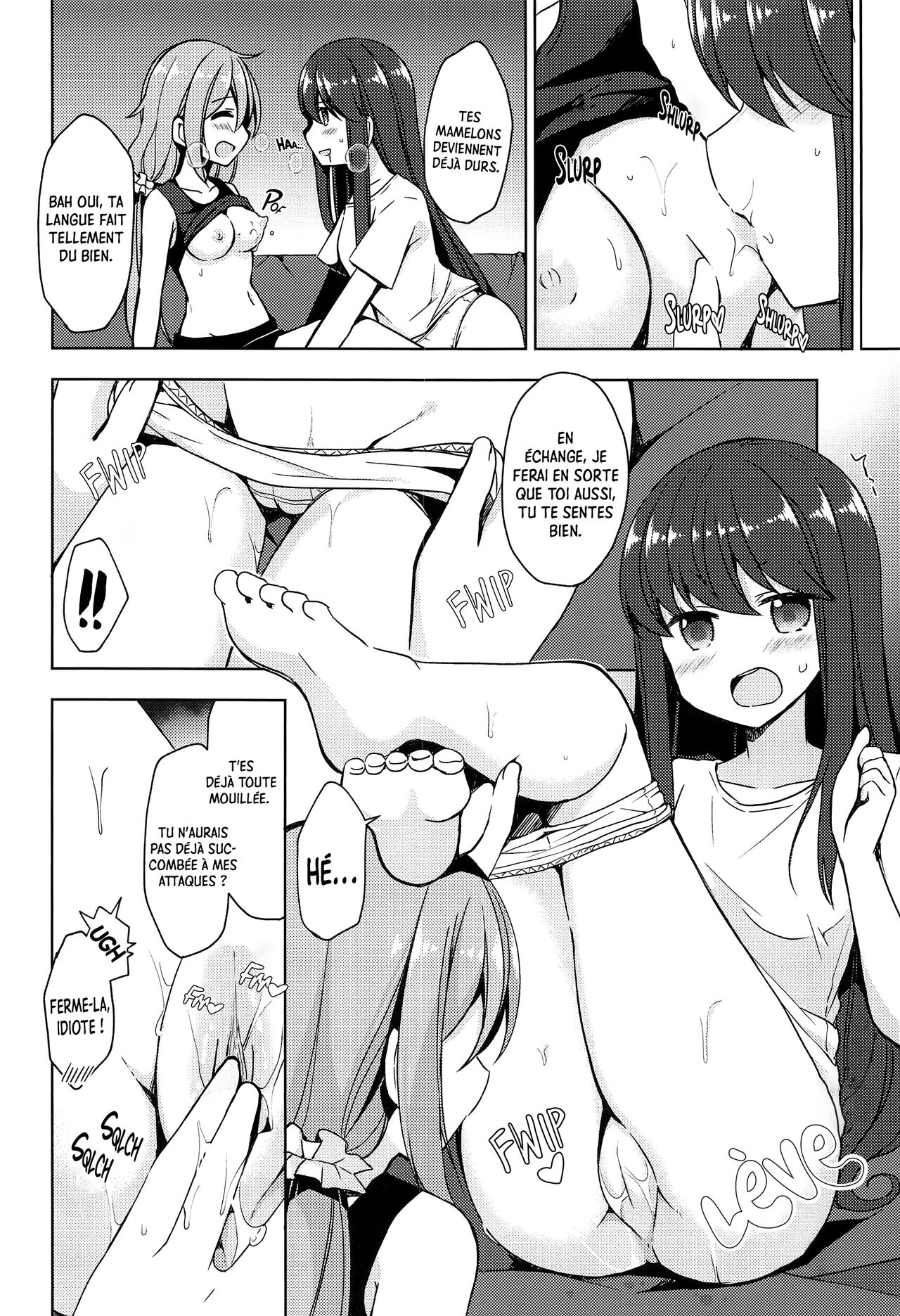 (C95) [moriQ (Mori Airi)] Rin to Nadeshiko ~Camp no Yoru wa Hen~ | Rin et Nadeshiko ~Nuit au Camping~ (Yuru Camp) [French] [Les Poroïniens & Jeeo-Team] [Decensored] image number 8