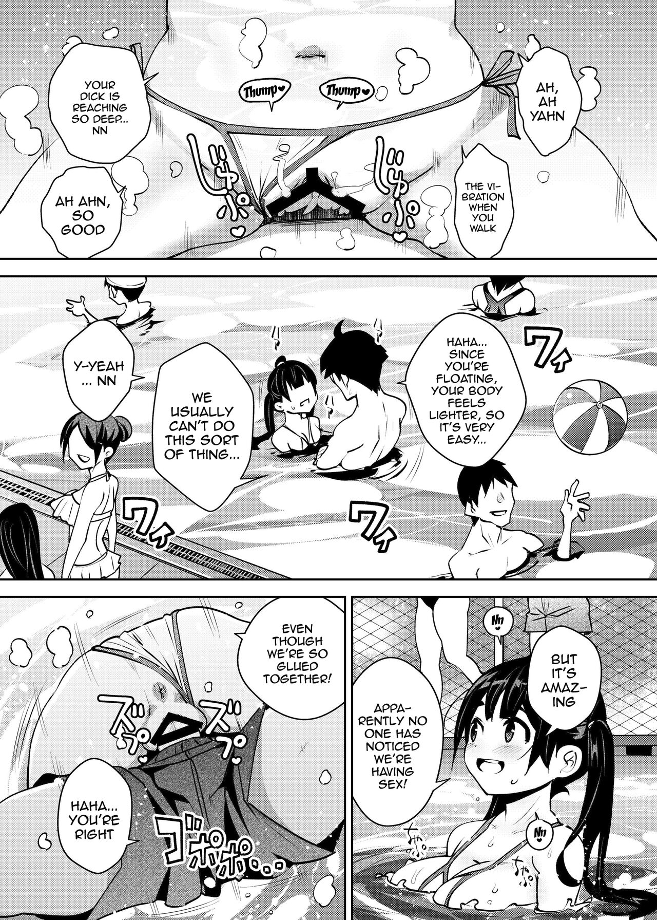 [ATTIC WORK SPACE (Ryoji)] Inakax 7! Pool to Kouishitsu de Kossori Ecchi Hen | Inakax 7! Having Sneaky Sex In The Pool And The Locker Room   [English] {Doujins.com} [Digital] 이미지 번호 13