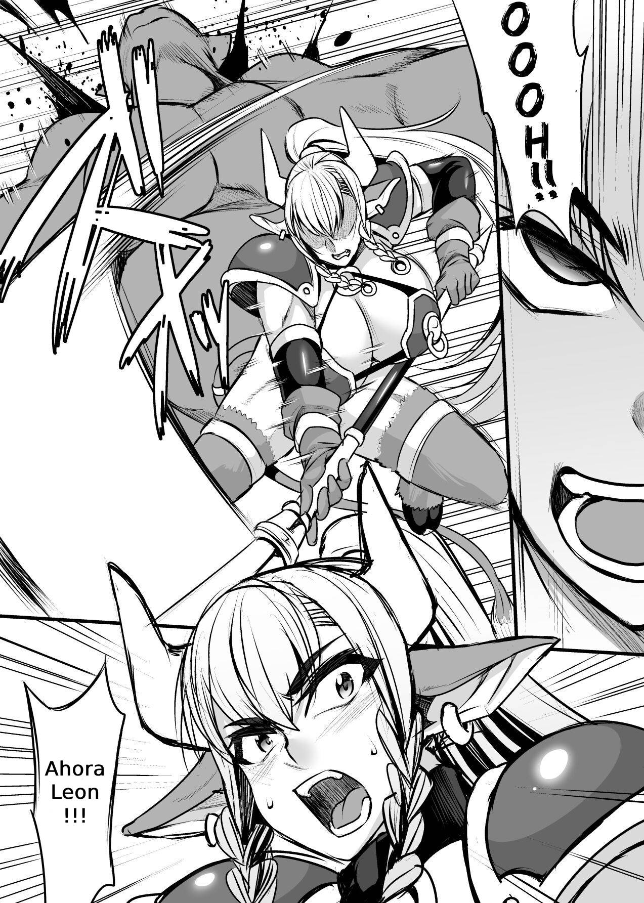 [Houkago Inokorigumi (Nishida Megane)] Hatsujou Ushichichi Senshi Asute-san [Spanish] [Htascan] Bildnummer 3