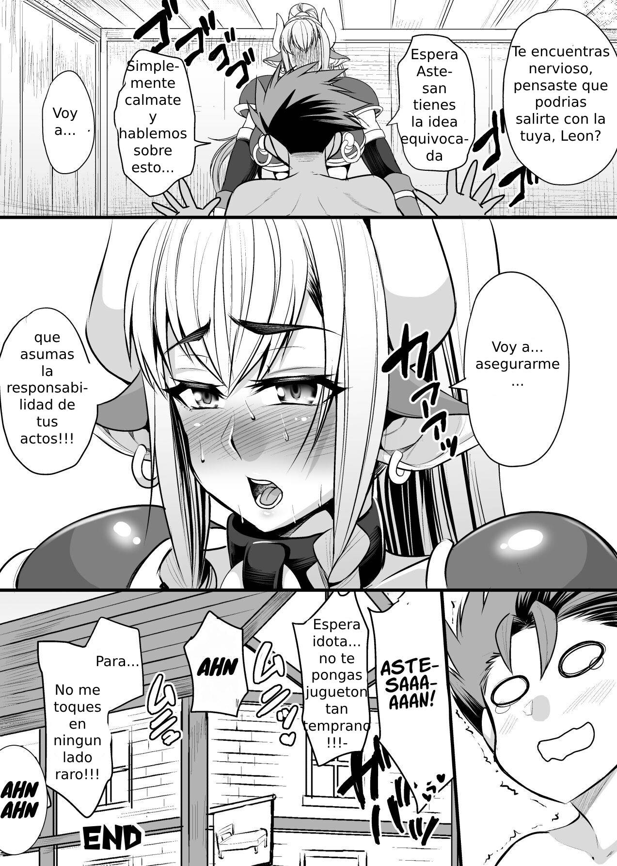 [Houkago Inokorigumi (Nishida Megane)] Hatsujou Ushichichi Senshi Asute-san [Spanish] [Htascan] Bildnummer 52