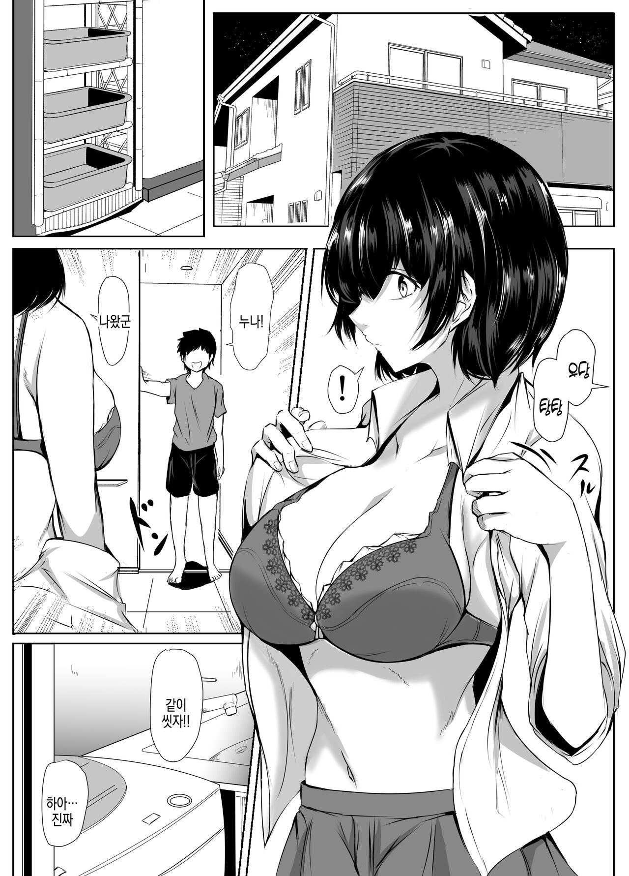 [Ishi Kenpi (Issi-13)] Otouto no Ecchi na Itazura ni Kanyou Sugiru Mukiryoku na Ane | 동생의 야한 장난에 너무나도 자비로운 무기력한 누나 image number 10