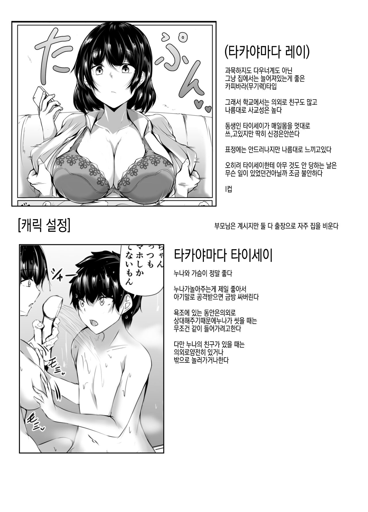 [Ishi Kenpi (Issi-13)] Otouto no Ecchi na Itazura ni Kanyou Sugiru Mukiryoku na Ane | 동생의 야한 장난에 너무나도 자비로운 무기력한 누나 image number 40