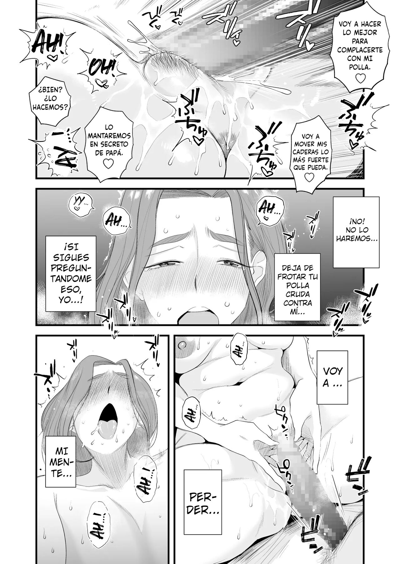 [Haitoku Sensei] Chichioya Kounin! Hasegawa-san Chi no Oyako Kankei ~Fuufu no Shinshitsu Nakadashi Hen~ [Spanish] [La Legión Fantasma] 이미지 번호 10