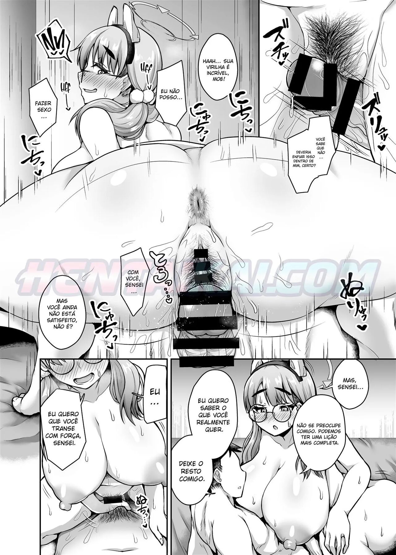 [Fushinsya_Guilty (Ikue Fuji)] Kivotos Fuuzoku Kazekura Moe - Kivotos adult entertainment   (Blue Archive)  [Portuguese-BR] [hentaikai.com] [Digital] image number 7