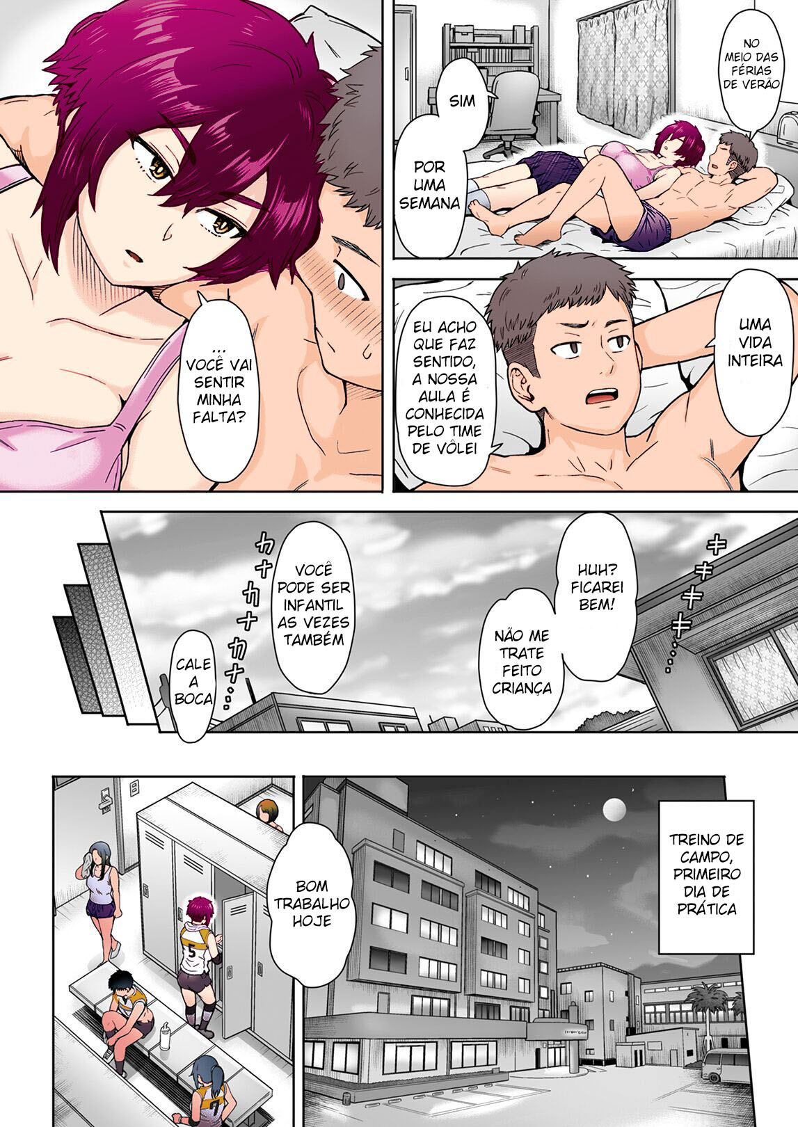 [Eight Beat (Itou Eight)] Fuaiso de Senotakai Kanojo ga Ore no Shiranai Ma ni… - My Unfriendly Tall Girlfriend Became Like That Behind My Back [Portuguese-BR] image number 7