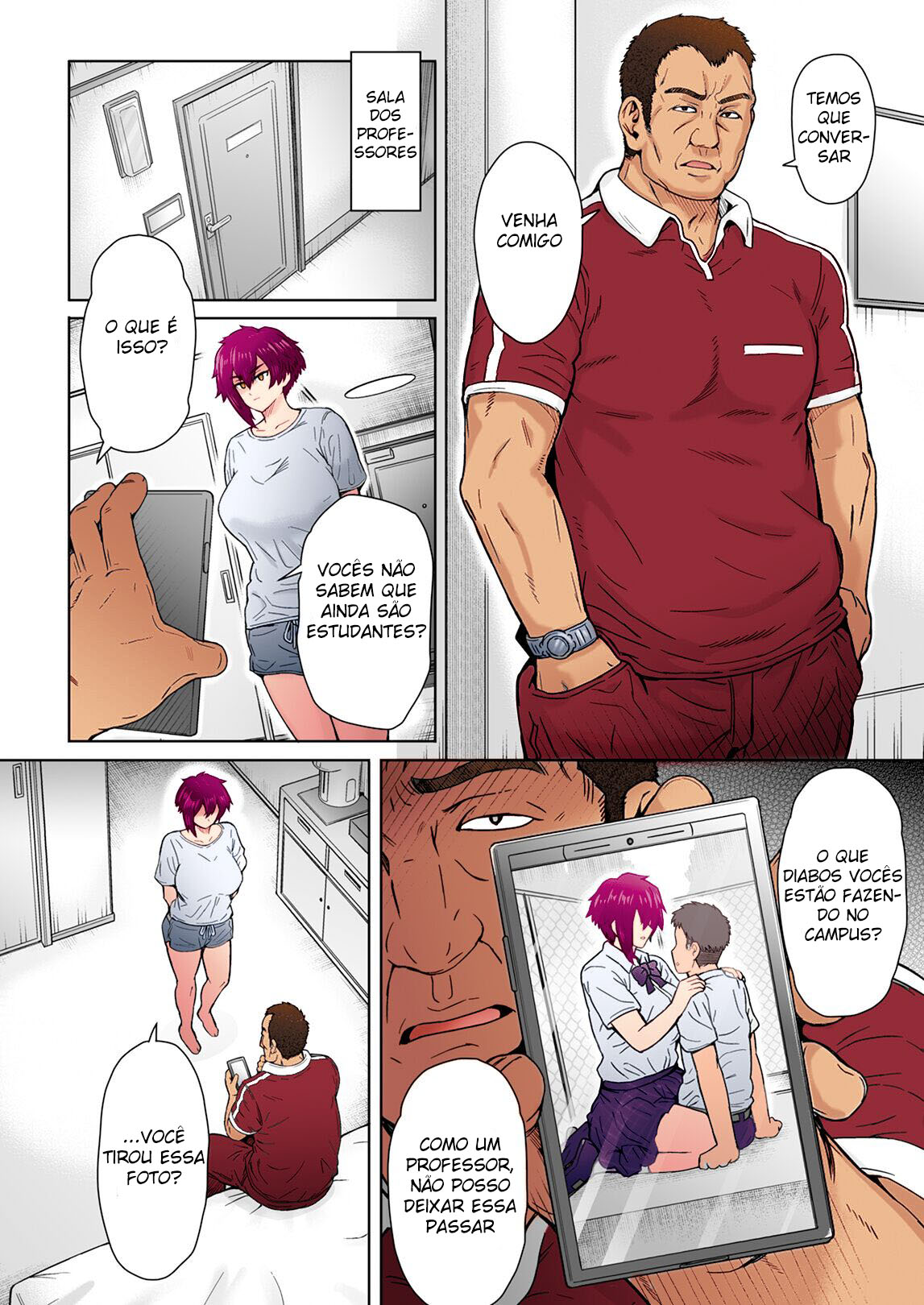 [Eight Beat (Itou Eight)] Fuaiso de Senotakai Kanojo ga Ore no Shiranai Ma ni… - My Unfriendly Tall Girlfriend Became Like That Behind My Back [Portuguese-BR] image number 9