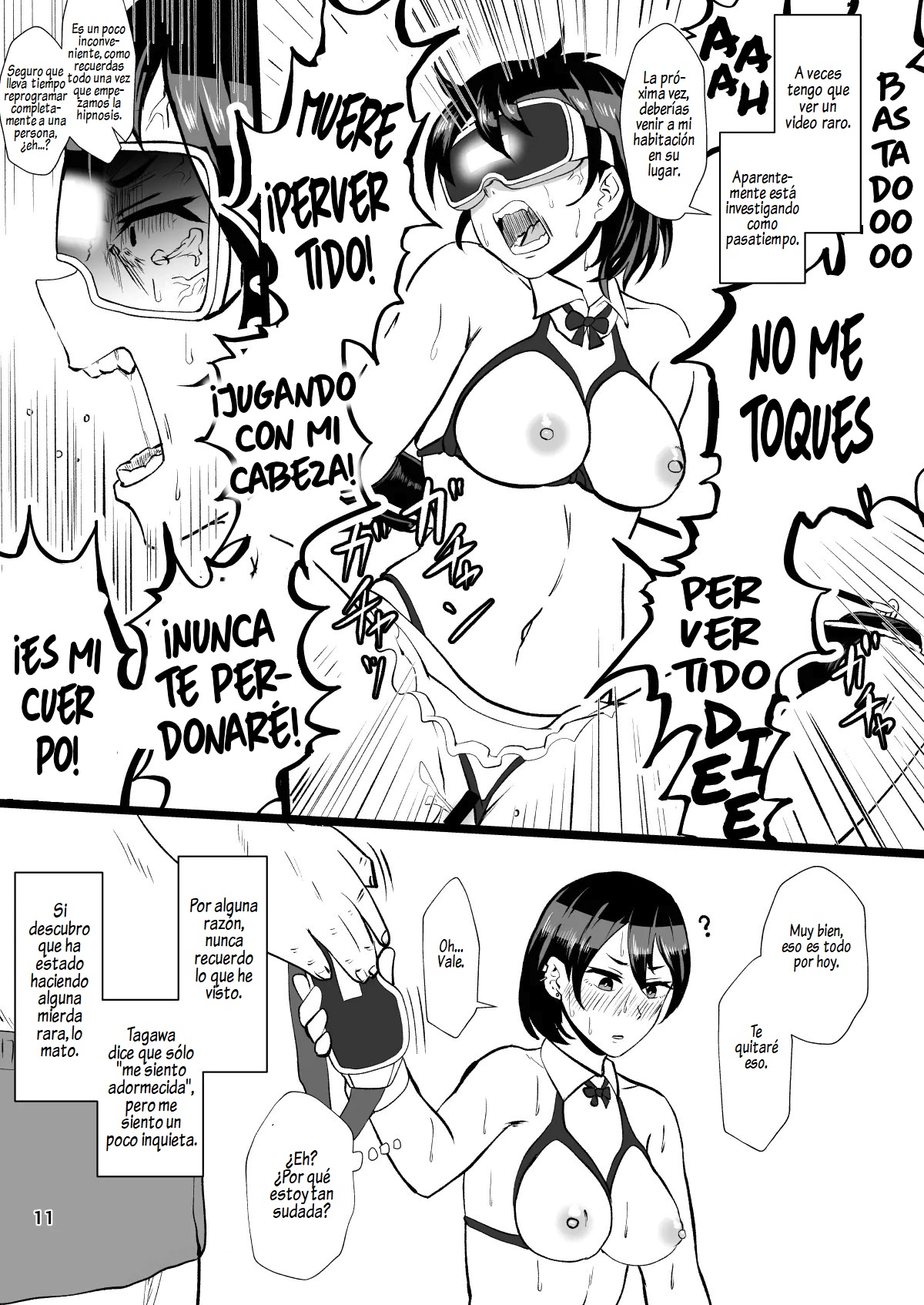 [Hotel Shikinseki (Protohotel)] "Papakatsu Nante Doukashiteru" Joshi no Kenjitsu na Semen Tissue Arbeit (Saiminchuu) [Spanish] [Al Chile no Sé Scan] image number 10