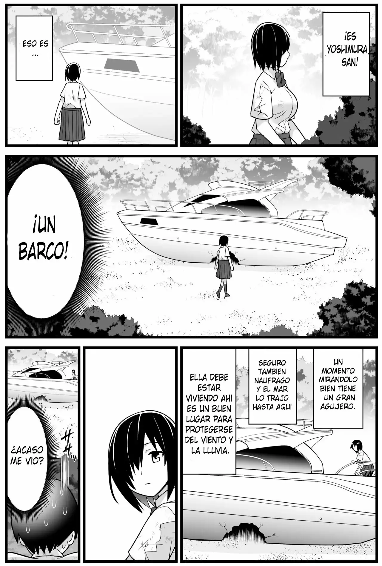 [OTOREKO (Toilet Komo Mujintou JK! Choroi yo Yoshimura-san! Volume. 1  ~Nukegake Netori Hen~ | ¡Una estudiante en una isla  desierta!  ¡yoshimura-san es facil de persuadir! Capitulo 1: ~Cogiendo con mi primer amigo sexual~ [Spanish] [Decensored] [Digital] 图片编号 19