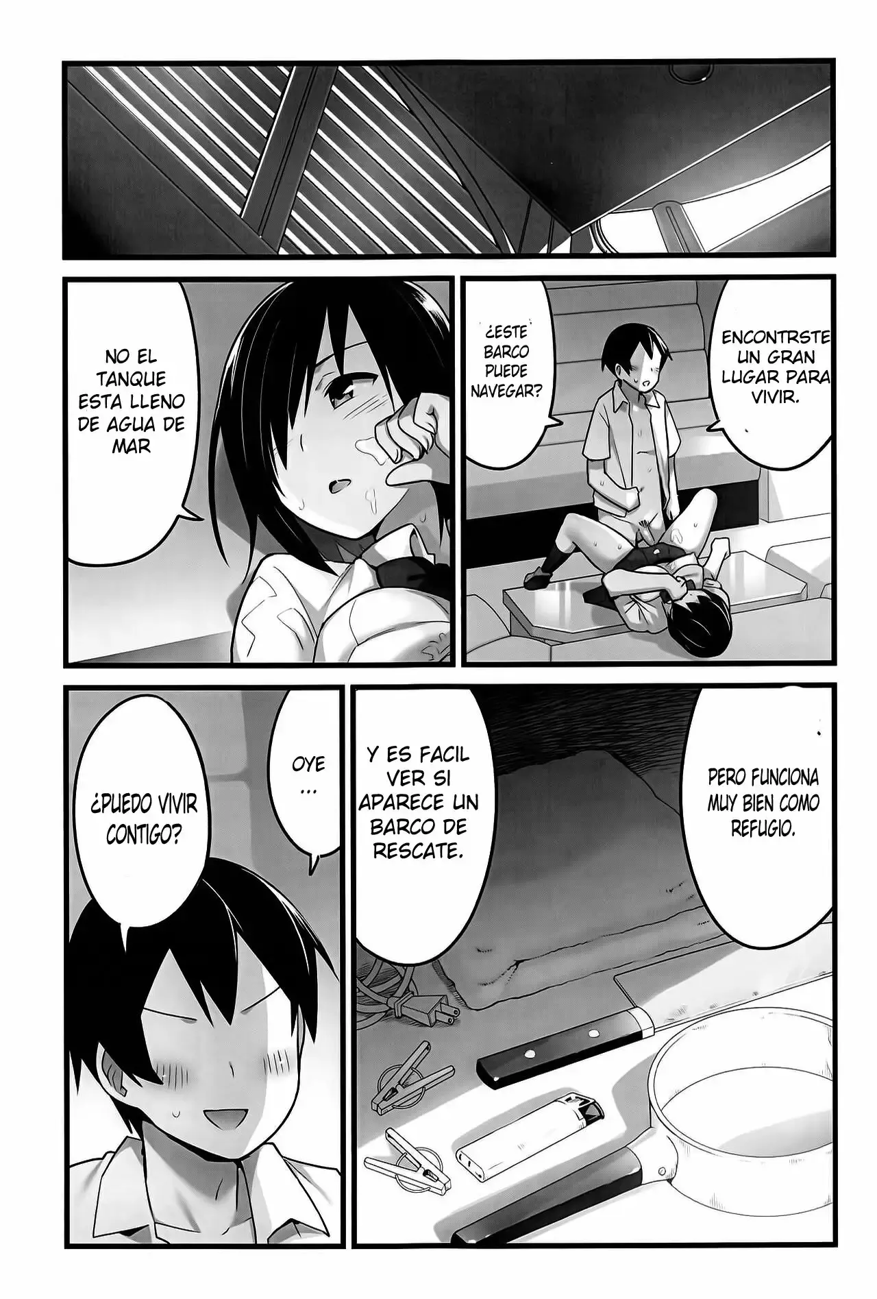 [OTOREKO (Toilet Komo Mujintou JK! Choroi yo Yoshimura-san! Volume. 1  ~Nukegake Netori Hen~ | ¡Una estudiante en una isla  desierta!  ¡yoshimura-san es facil de persuadir! Capitulo 1: ~Cogiendo con mi primer amigo sexual~ [Spanish] [Decensored] [Digital] 图片编号 41