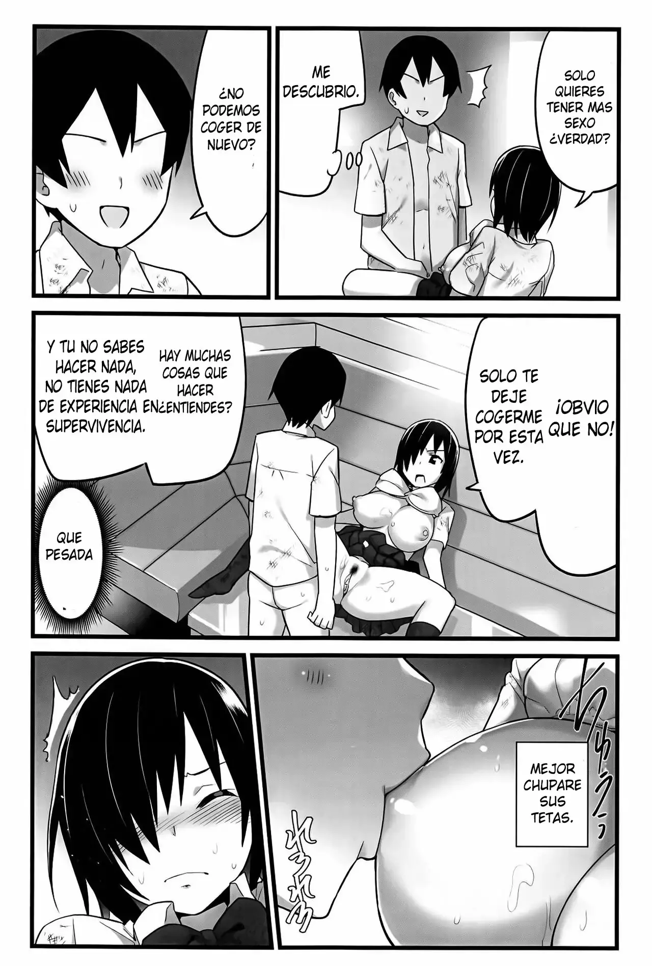 [OTOREKO (Toilet Komo Mujintou JK! Choroi yo Yoshimura-san! Volume. 1  ~Nukegake Netori Hen~ | ¡Una estudiante en una isla  desierta!  ¡yoshimura-san es facil de persuadir! Capitulo 1: ~Cogiendo con mi primer amigo sexual~ [Spanish] [Decensored] [Digital] 图片编号 42